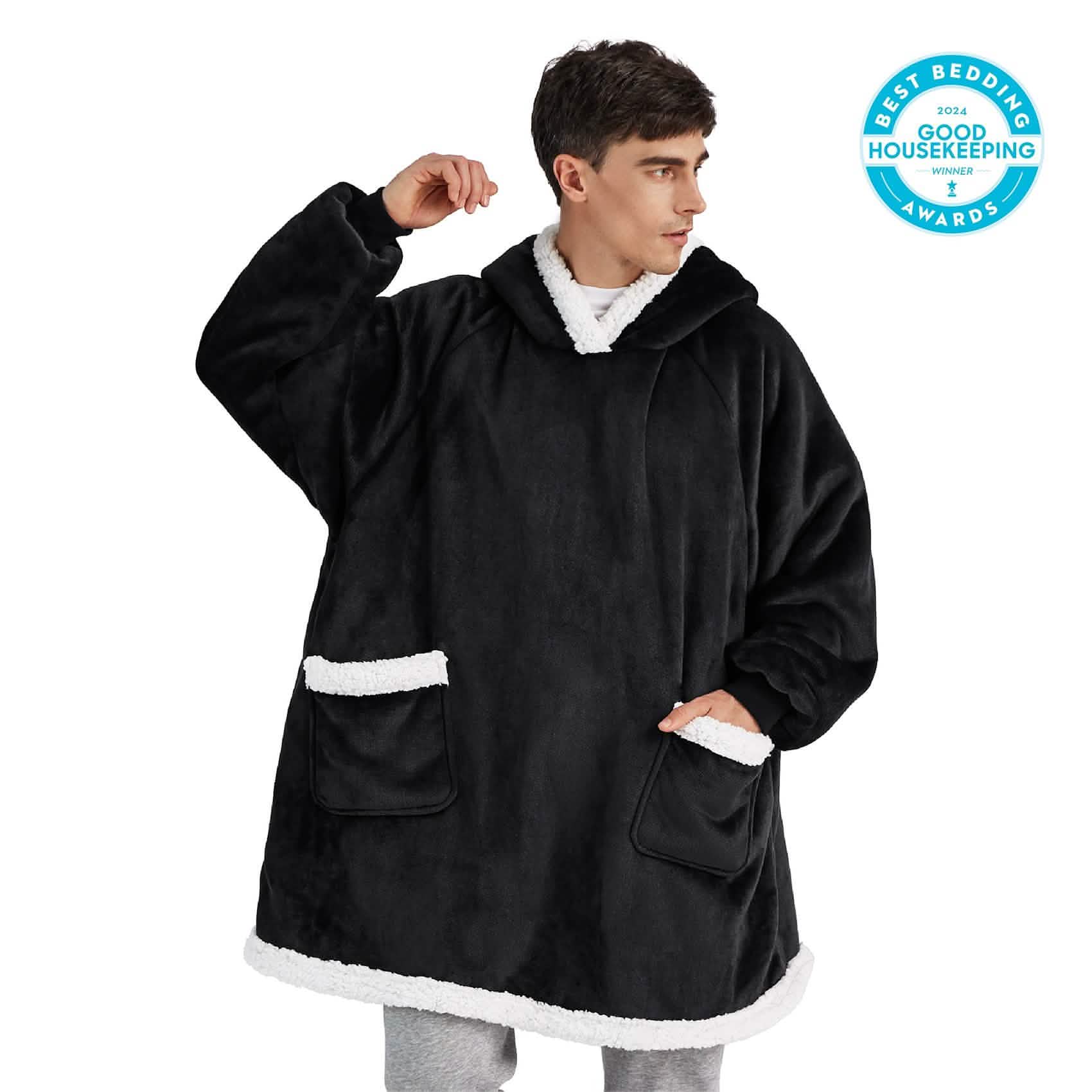 Sherpa Fleece Blanket Hoodie