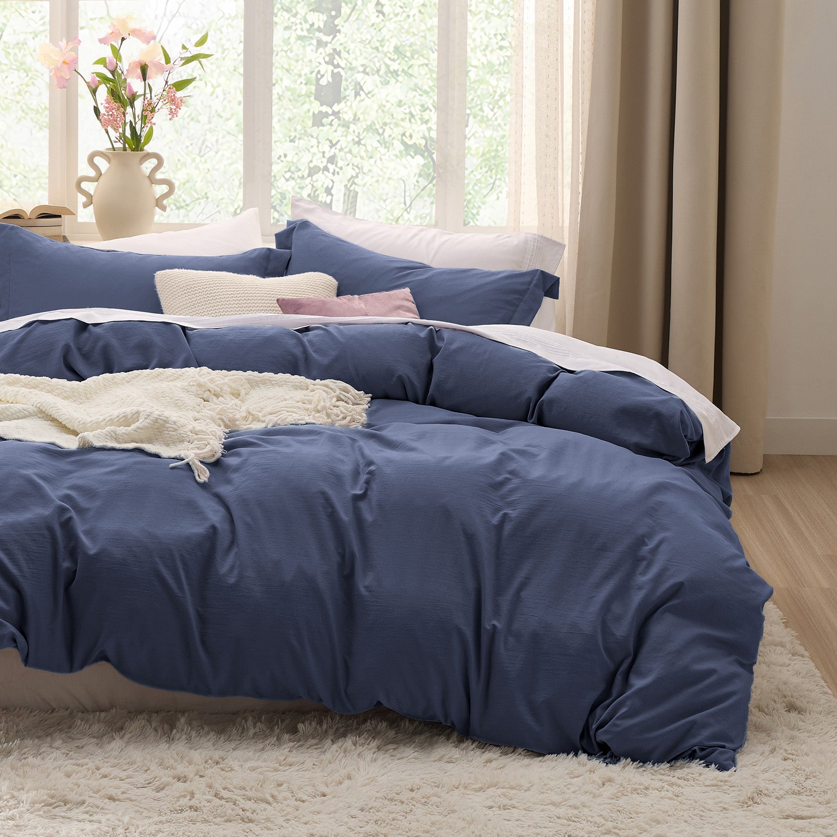 Ultra Soft Hypoallergenic Microfiber Duvet Cover Set