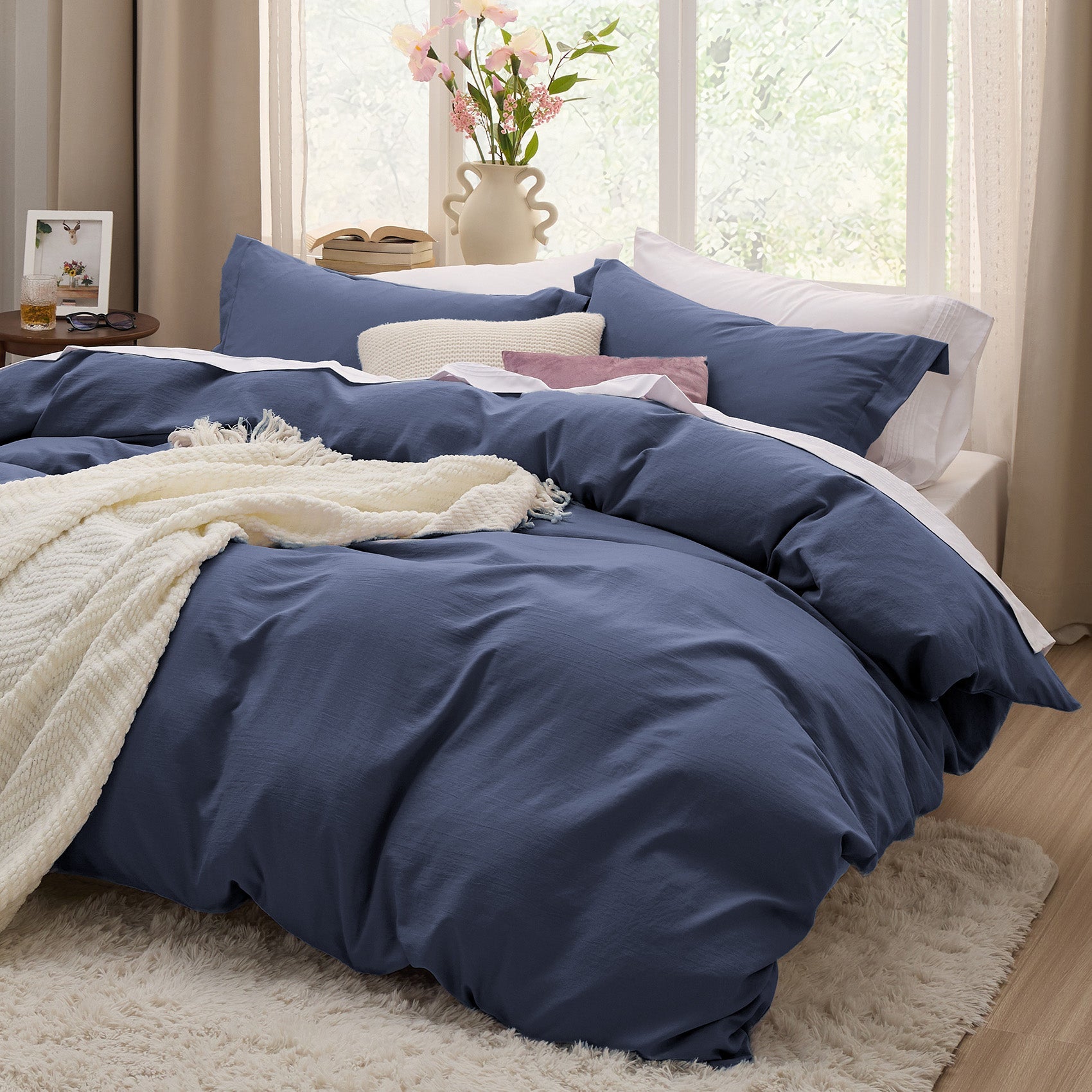 Ultra Soft Hypoallergenic Microfiber Duvet Cover Set