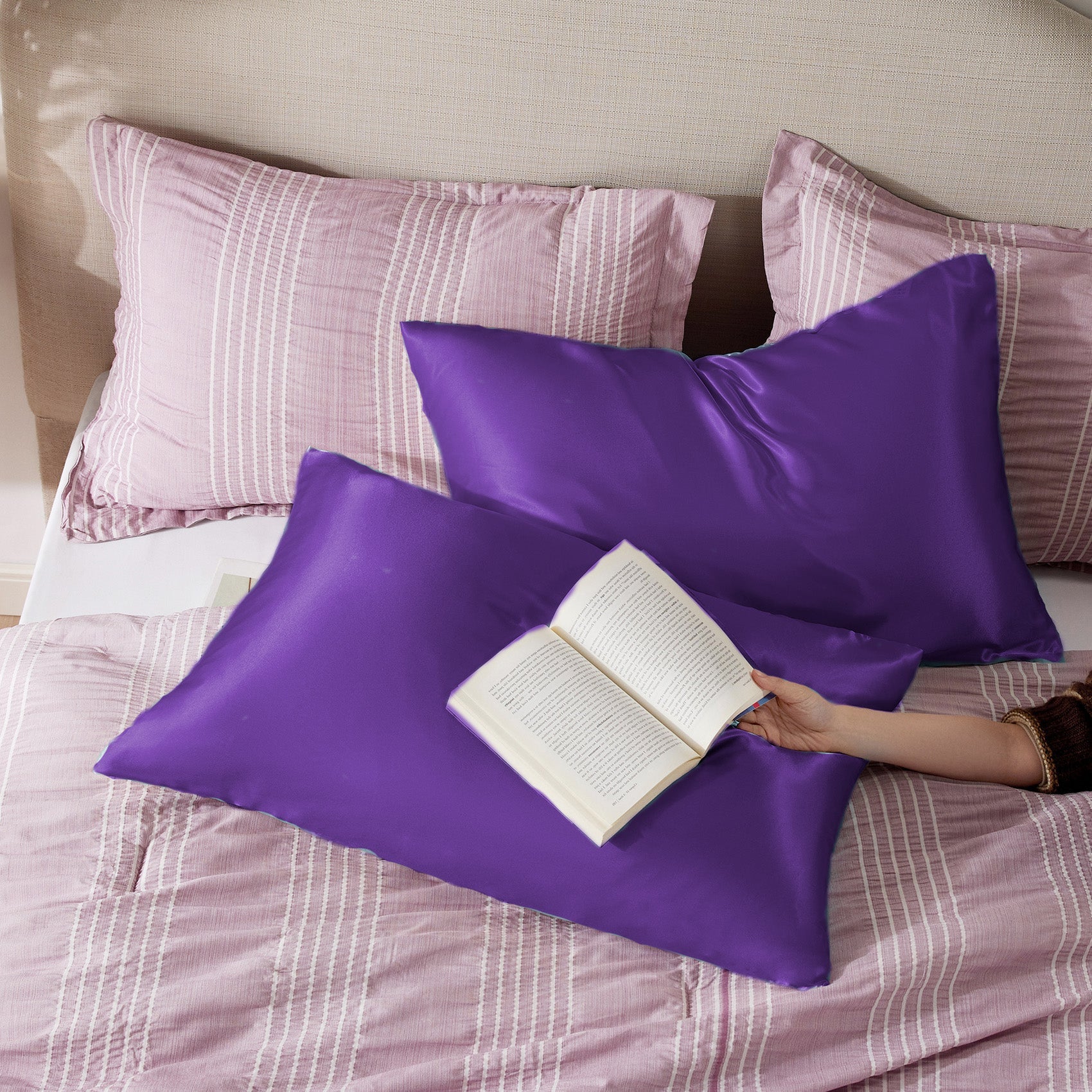 Solid Satin Pillowcase