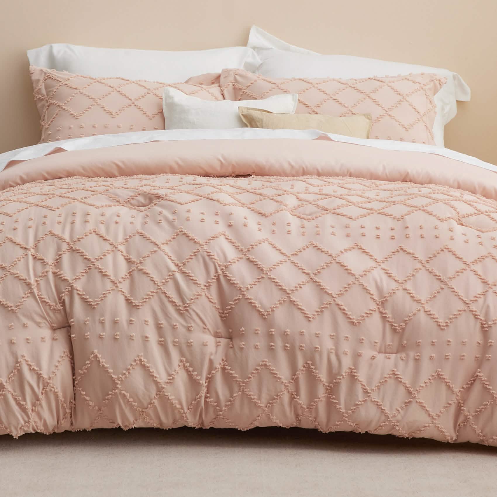 Tufted Embroidery Comforter Set