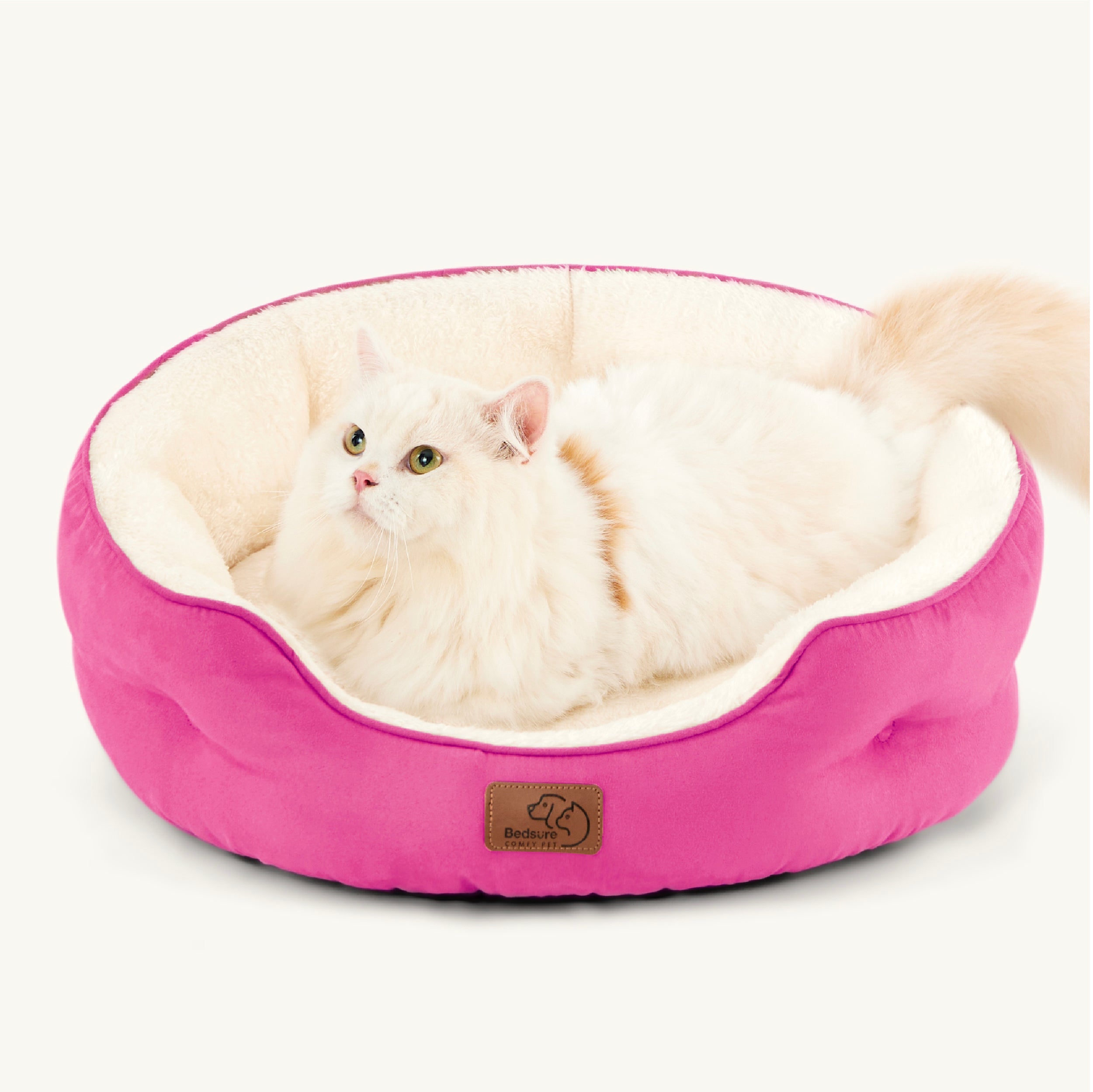 Solid Round Pet Bed