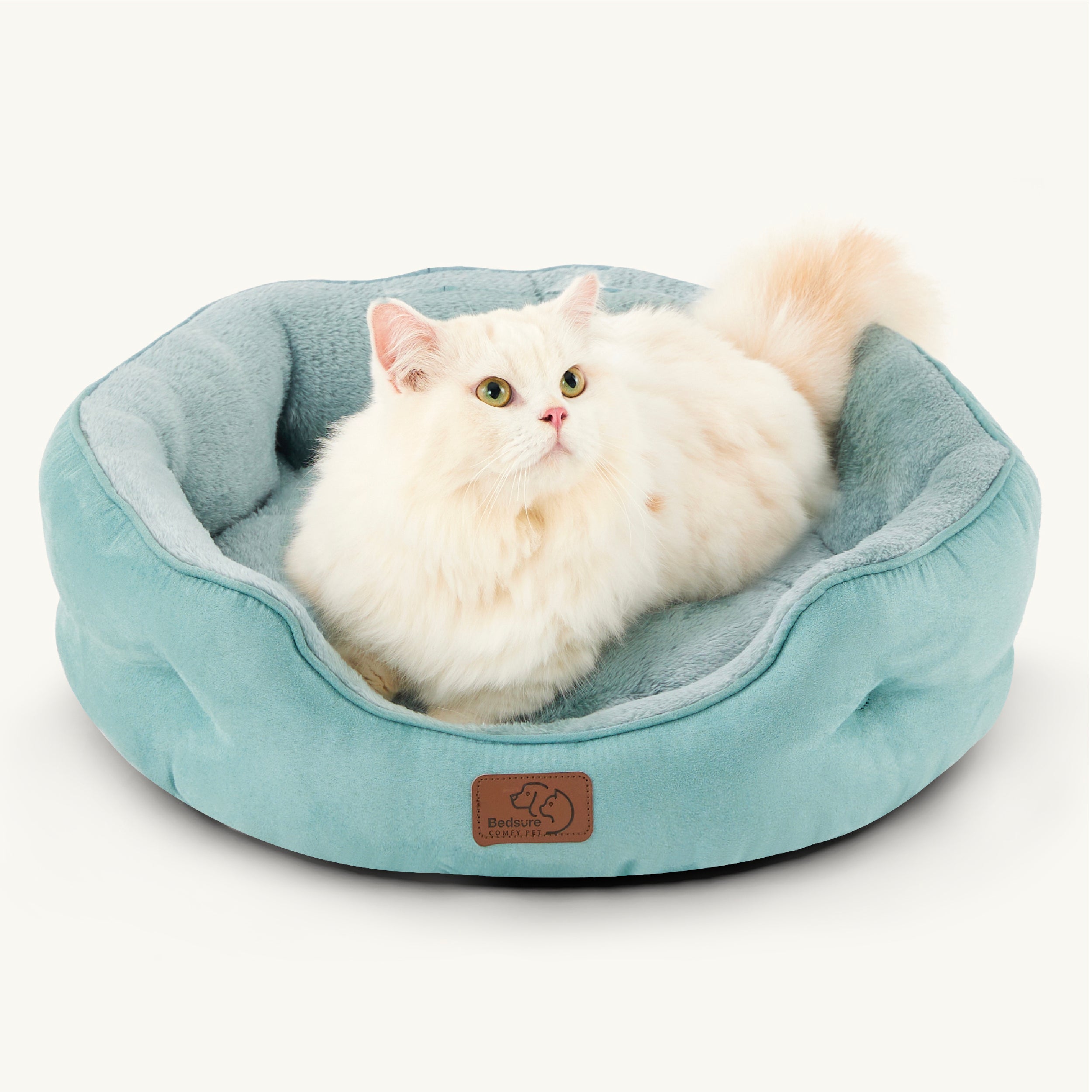 Solid Round Pet Bed