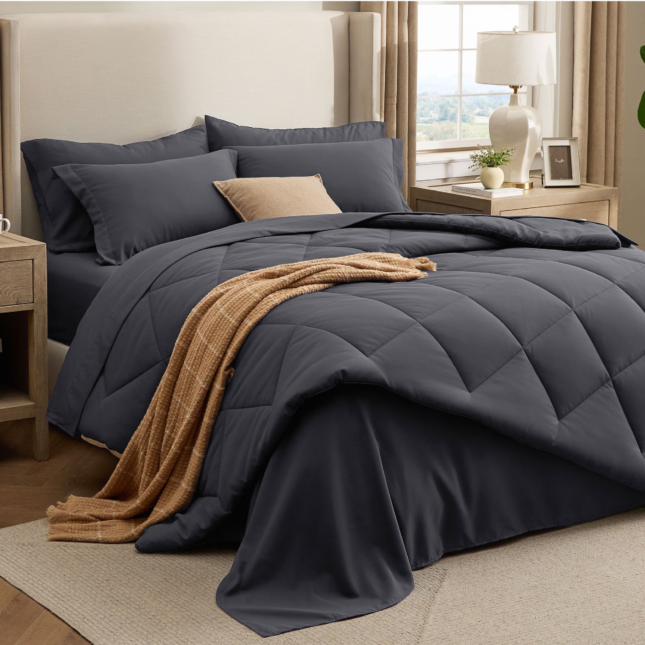 Gentlesoft® Diamond Quilted Bed-in-a-bag