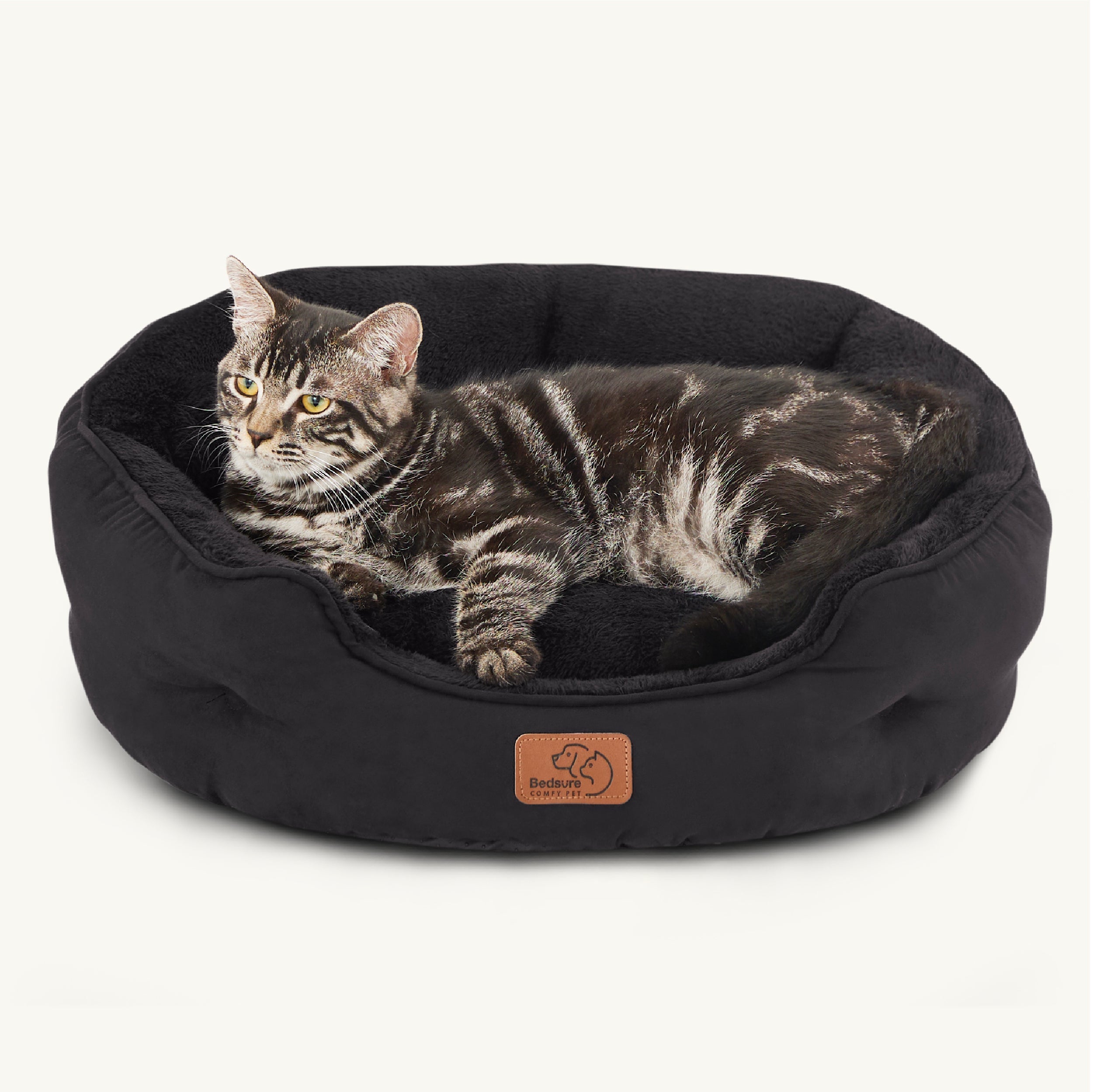Solid Round Pet Bed