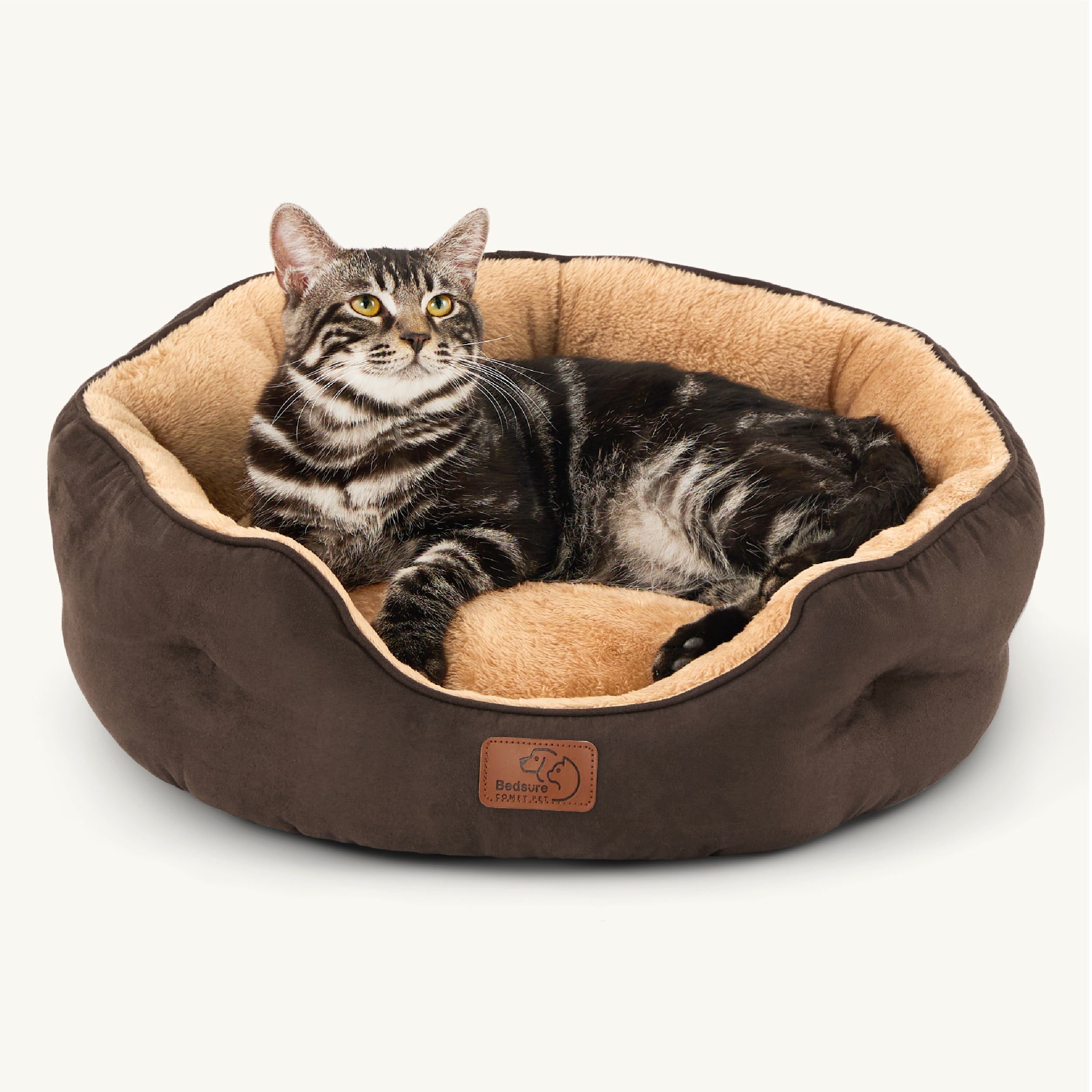 Solid Round Pet Bed