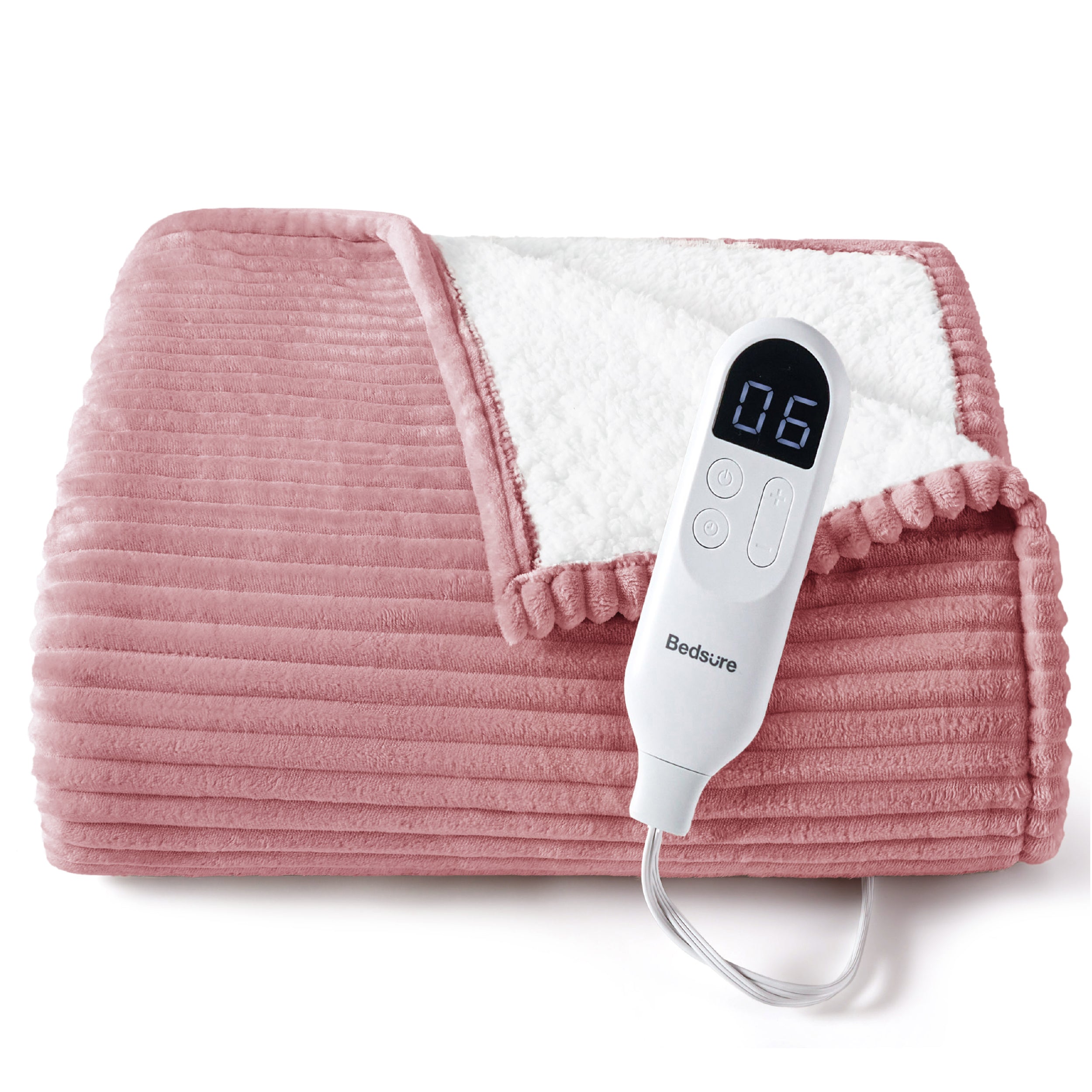 GentleSoft® Ribbed Heated Blanket