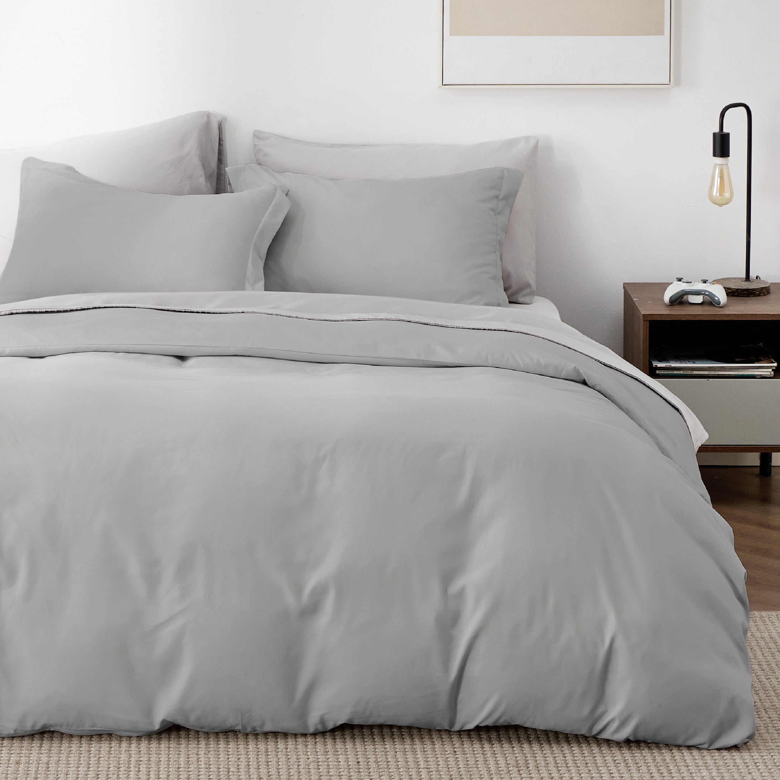 Brushed Microfiber Duvet Cover Set