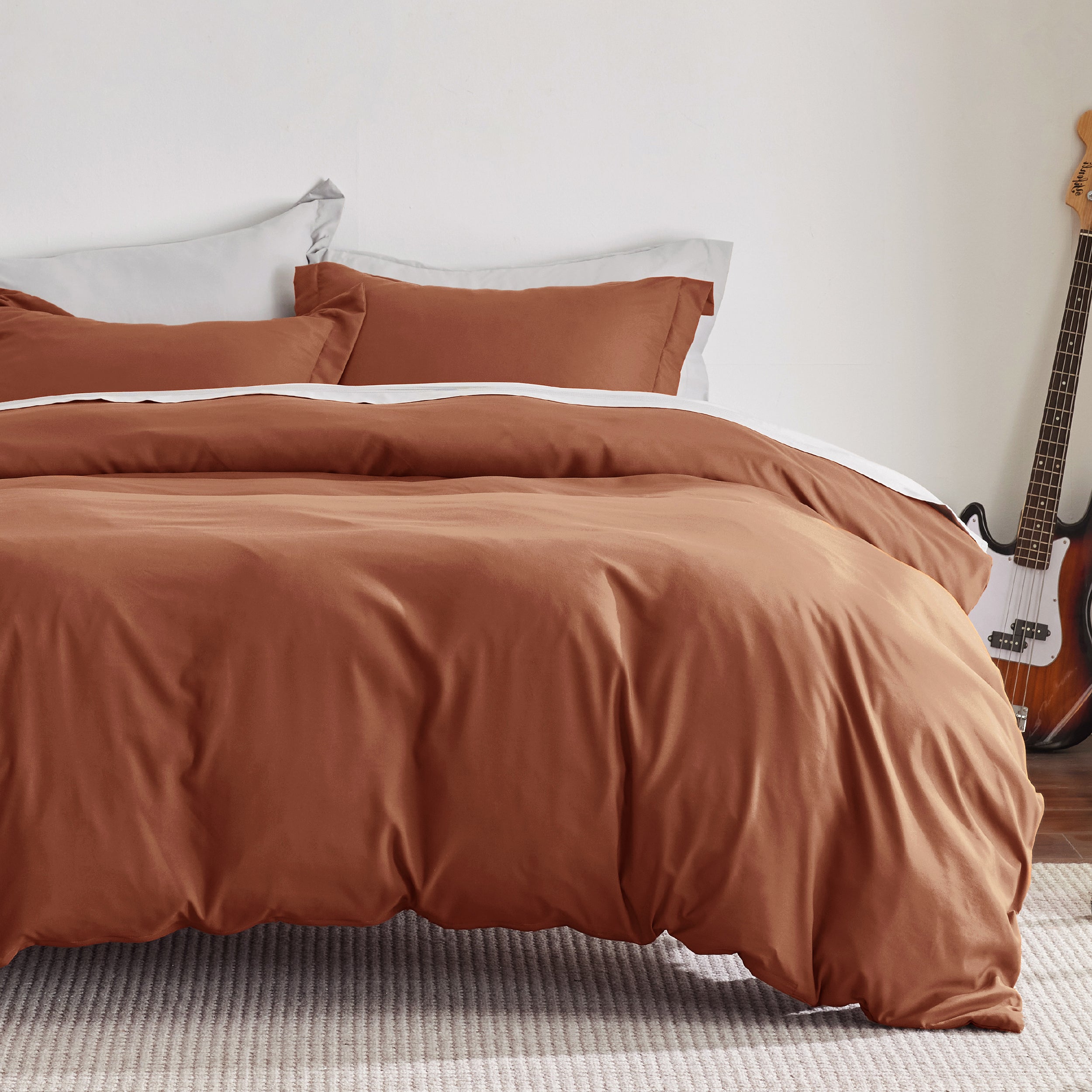 Brushed Microfiber Duvet Cover Set