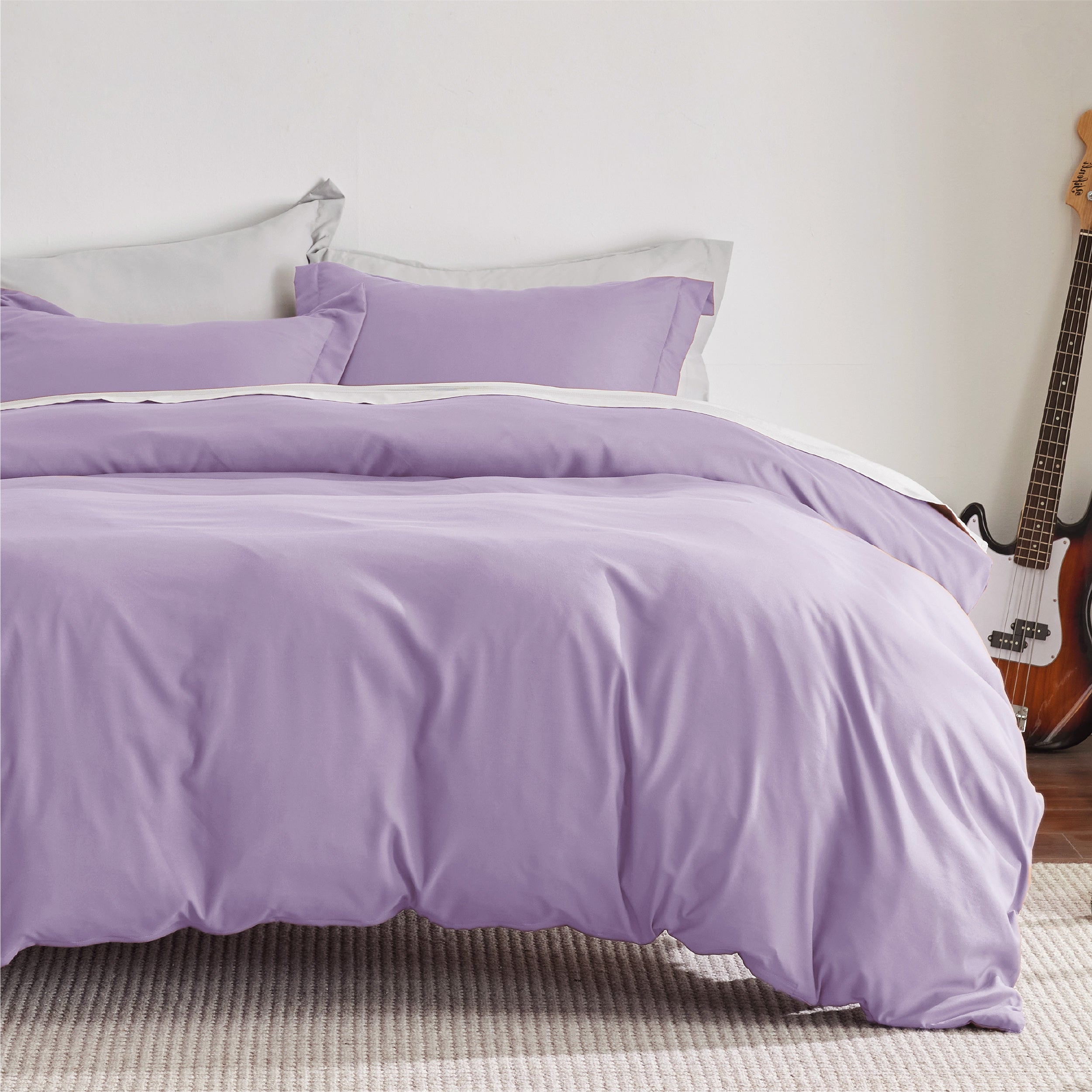 Brushed Microfiber Duvet Cover Set
