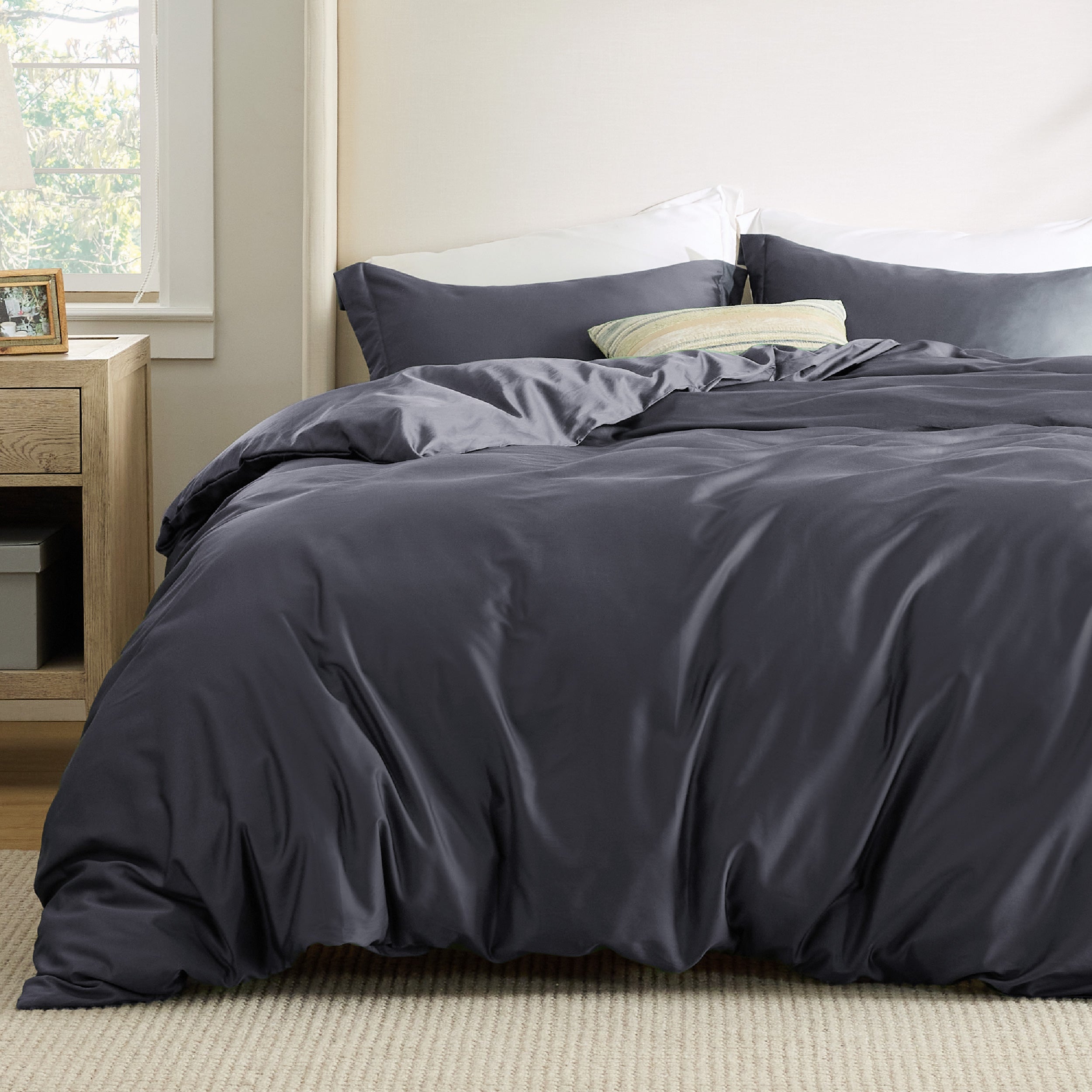 Lyocell Cotton Hybrid Duvet Cover Set