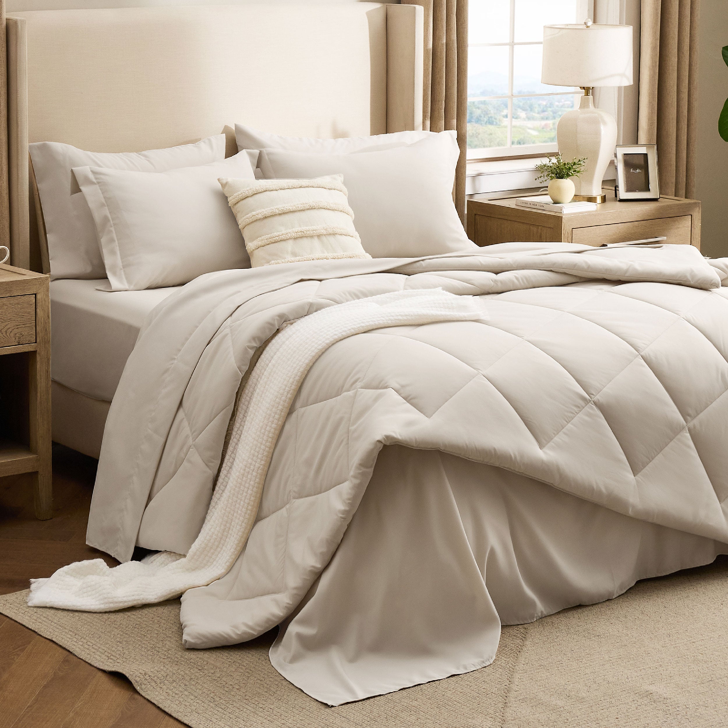 Gentlesoft® Diamond Quilted Bed-in-a-bag