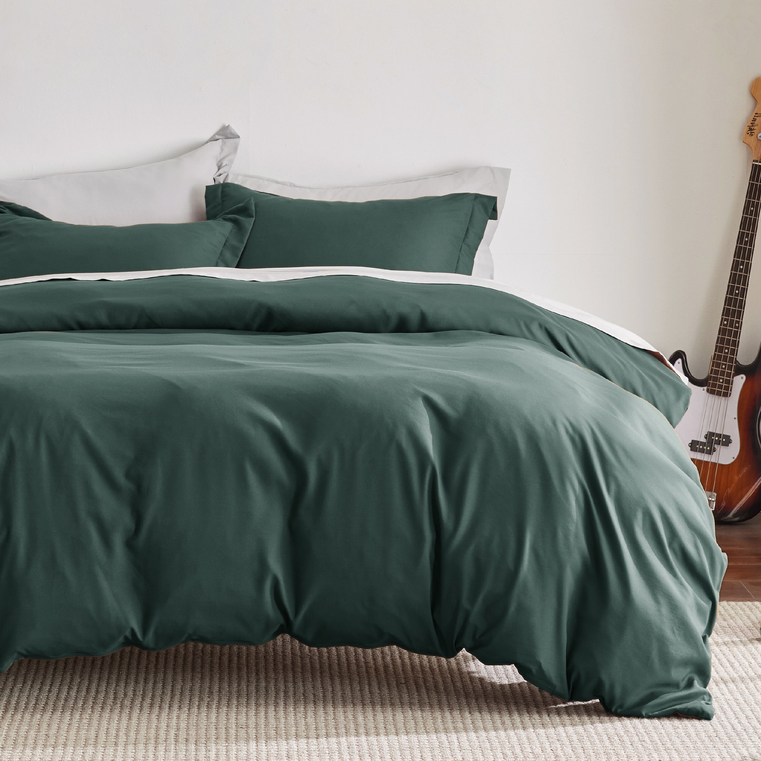 Brushed Microfiber Duvet Cover Set