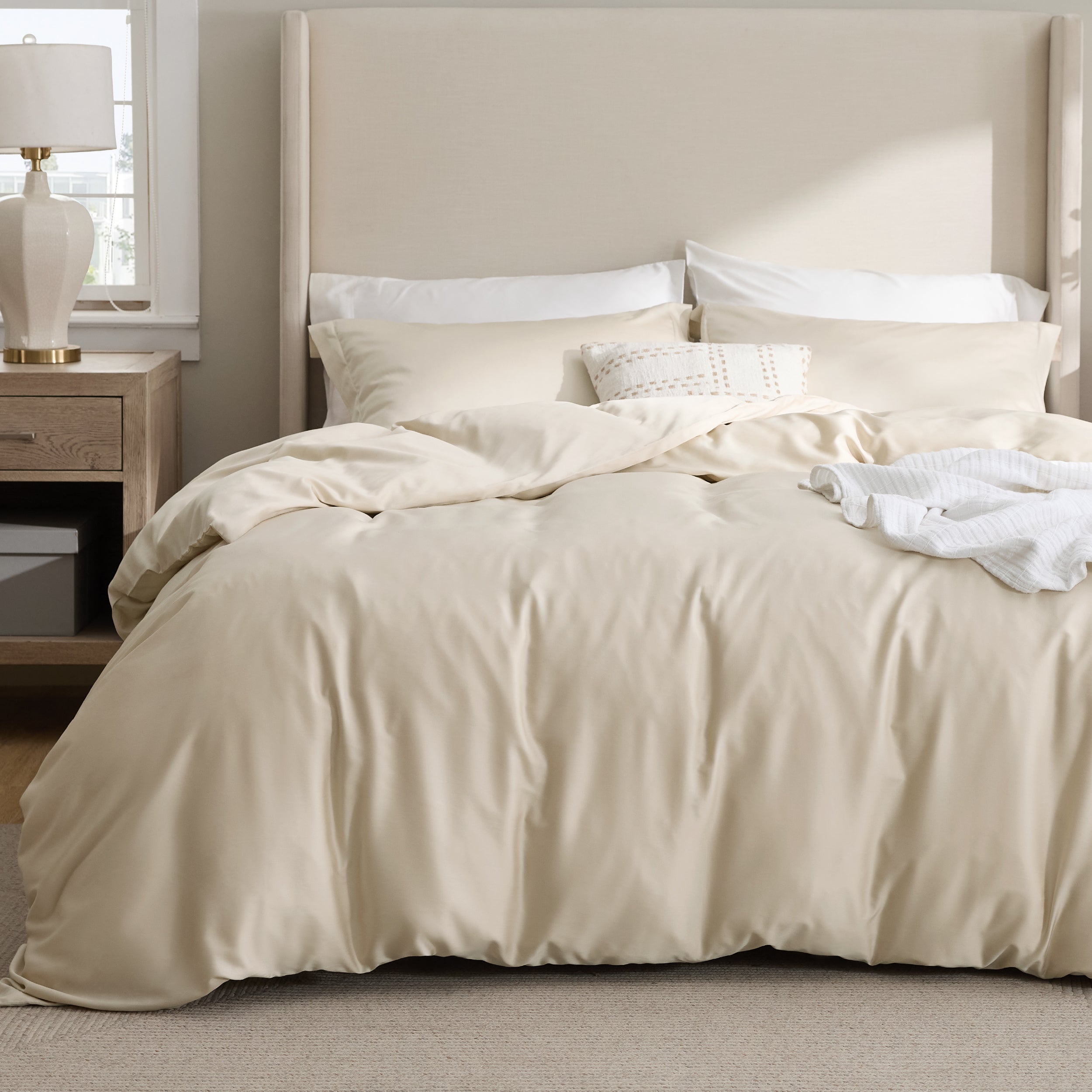 Lyocell Cotton Hybrid Duvet Cover Set