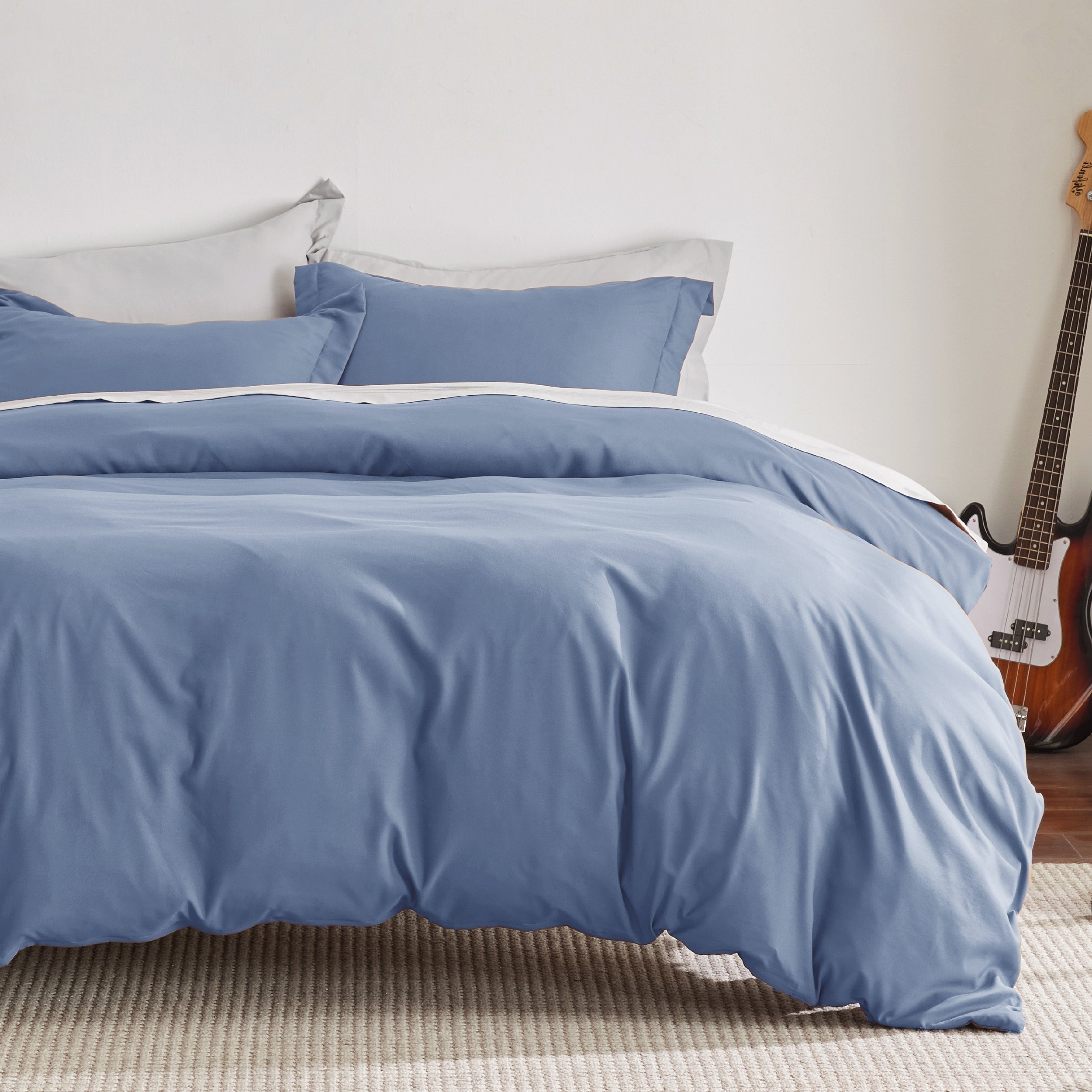 Brushed Microfiber Duvet Cover Set