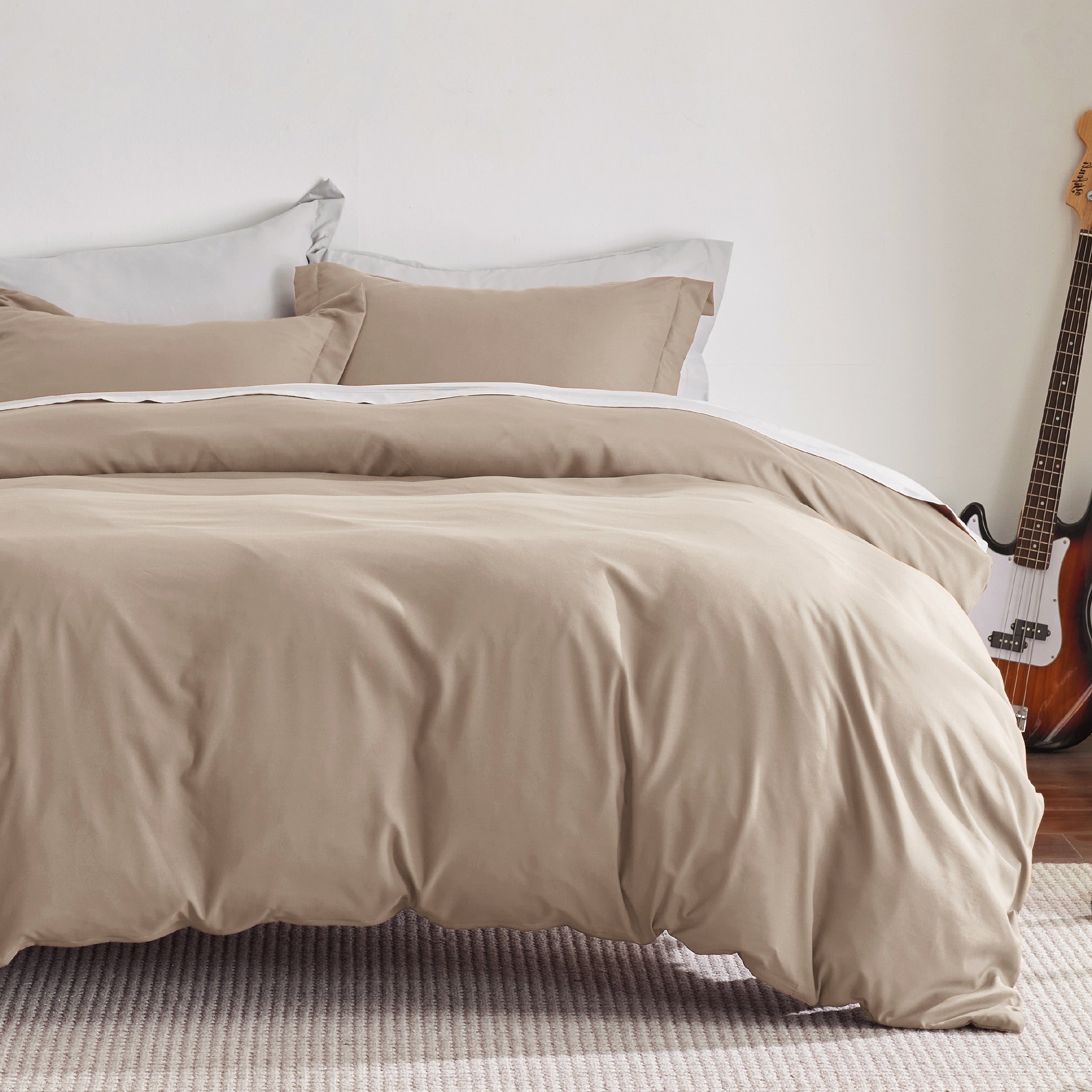 Brushed Microfiber Duvet Cover Set