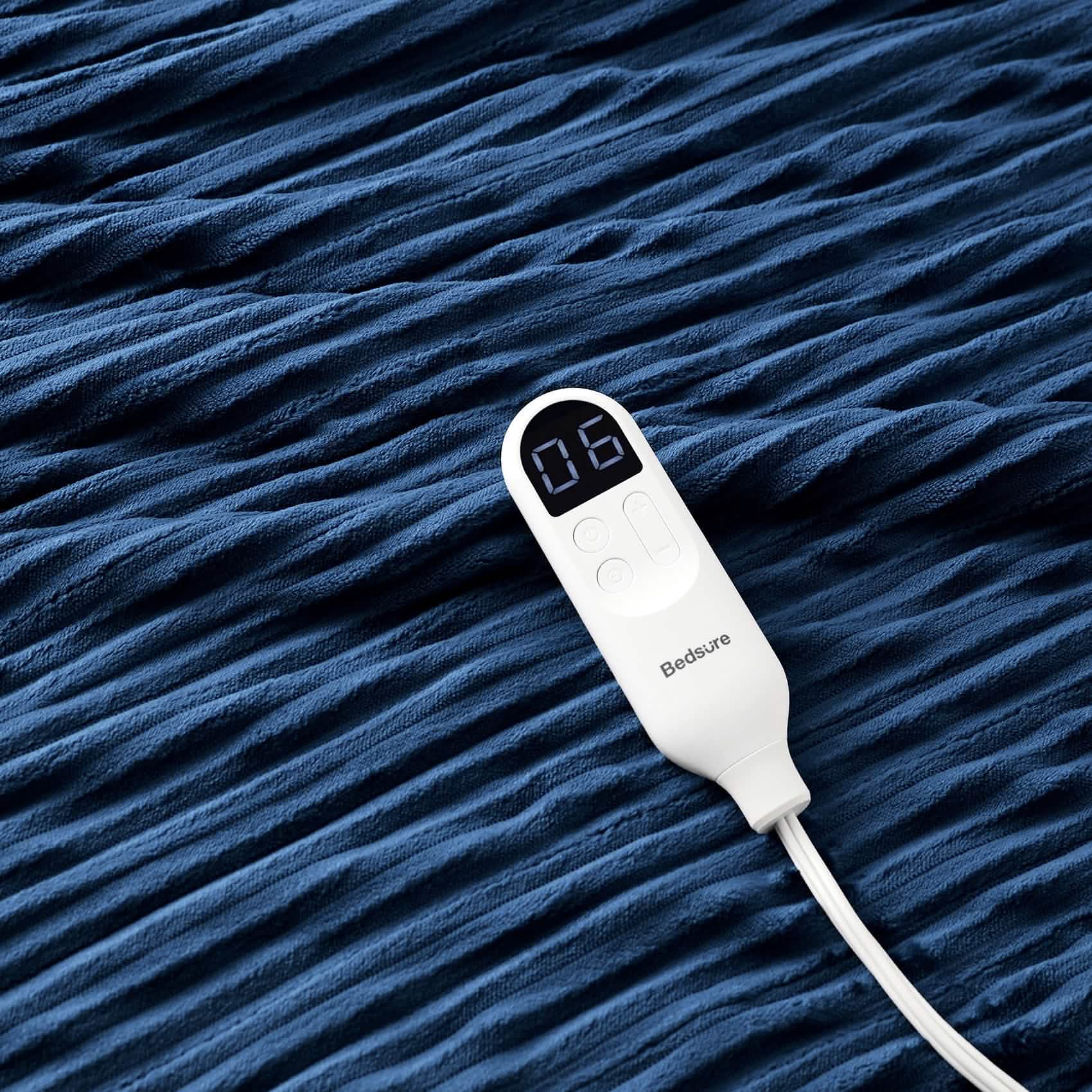 GentleSoft® Ribbed Heated Blanket