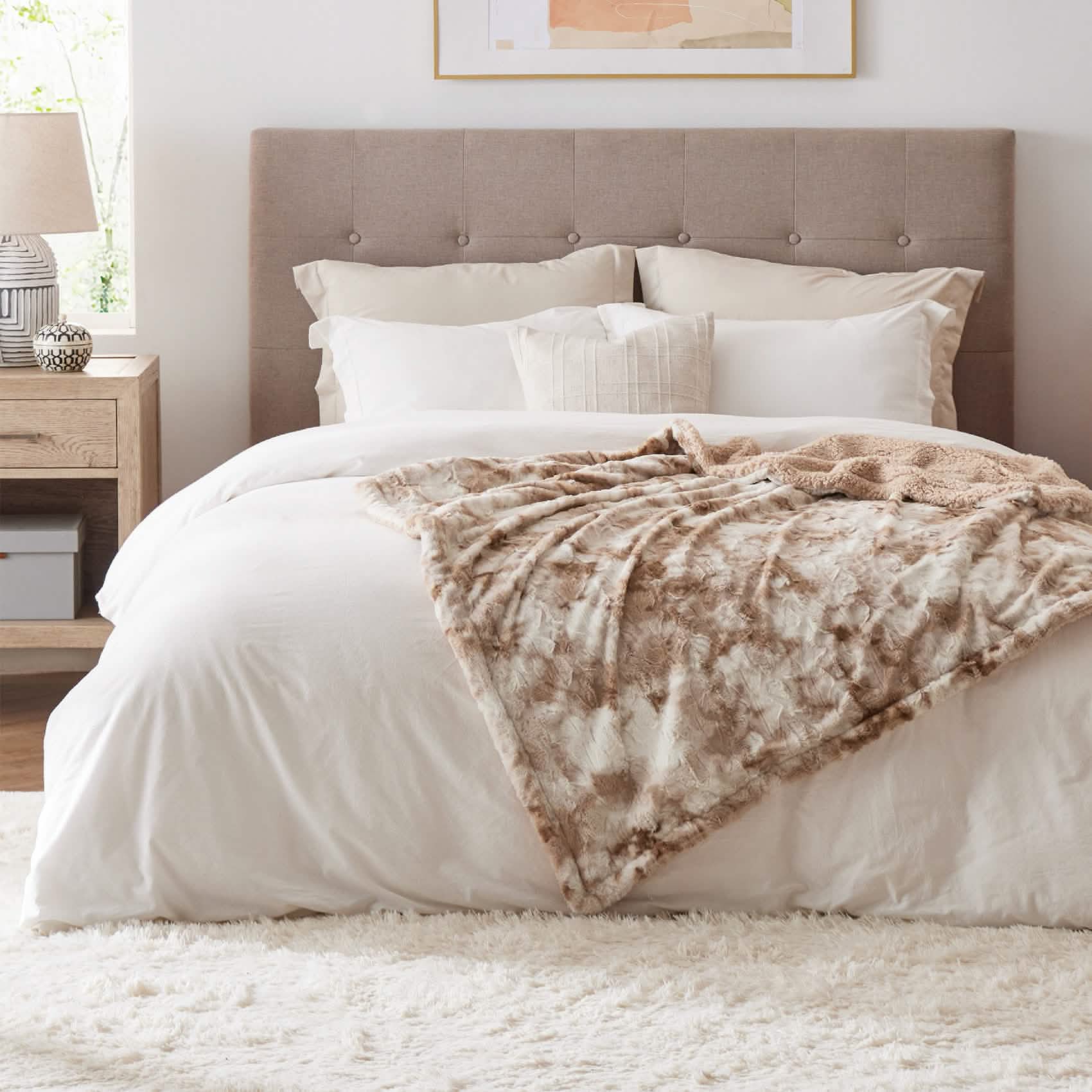 GentleSoft™ Faux Fur Sherpa Fleece Blanket
