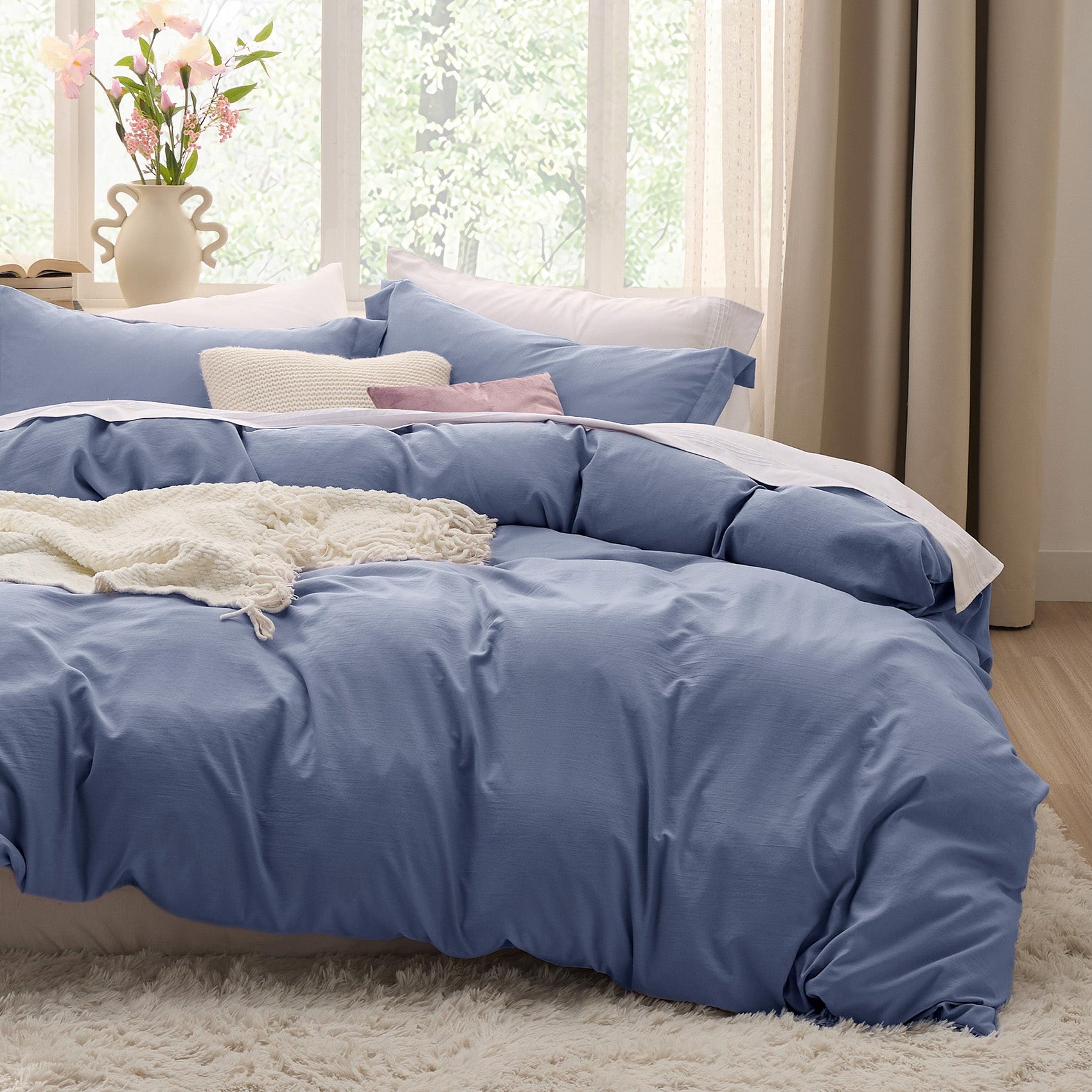 Ultra Soft Hypoallergenic Microfiber Duvet Cover Set