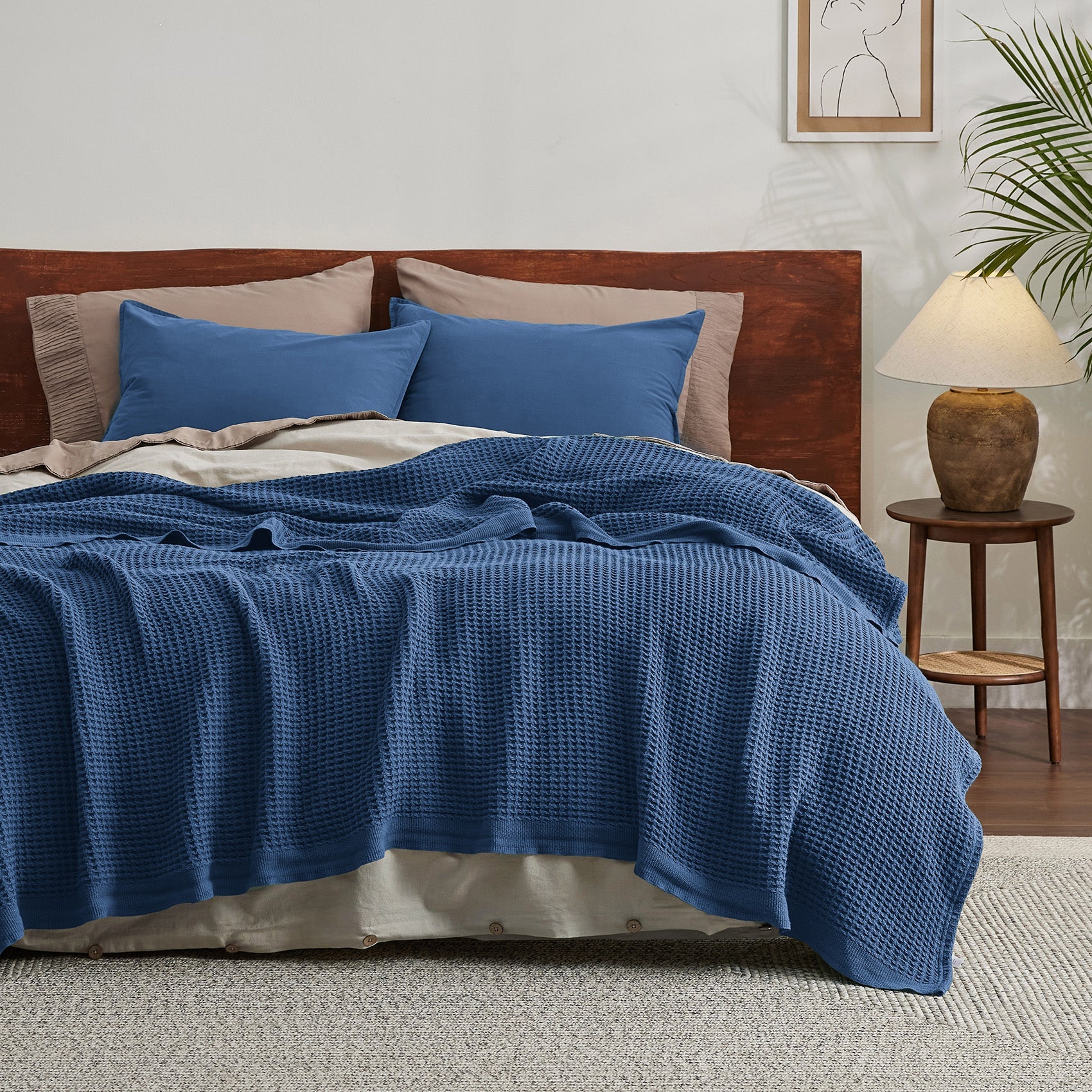 GentleSoft® Cotton Waffle Weave Blanket