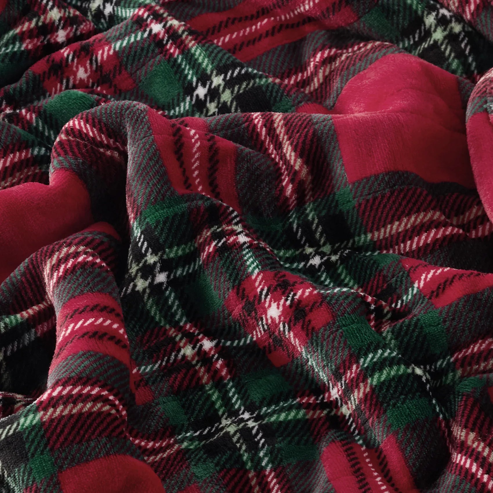 Plaid Flannel Heated Blanket