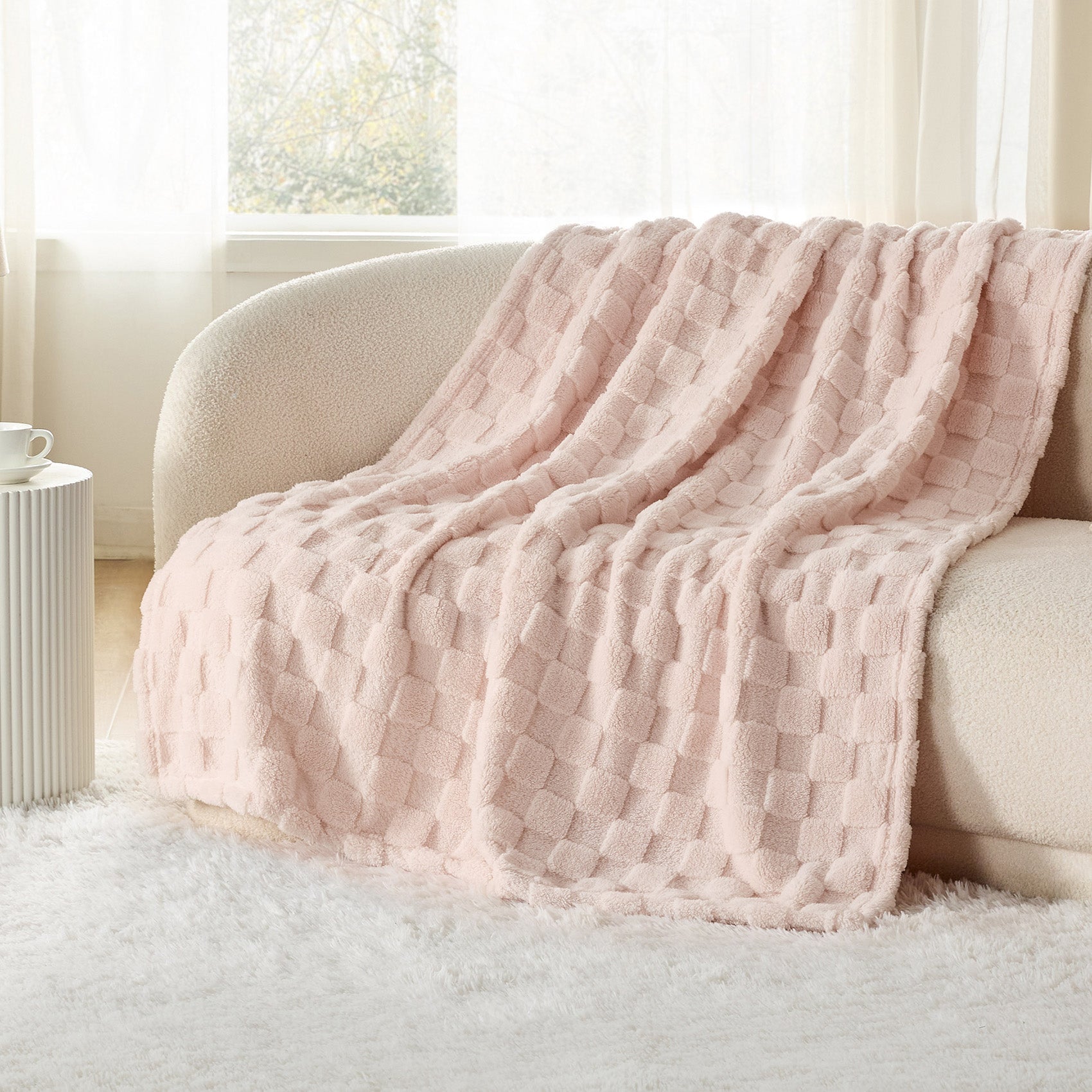 Jacquard Shaggy Sherpa Blanket