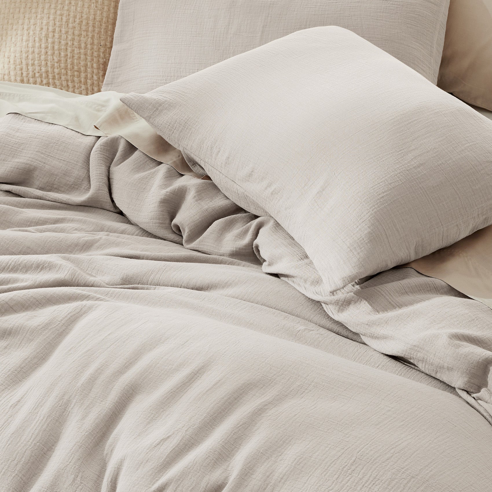 GentleSoft® Rayon From Bamboo-Cotton Blend Duvet Cover Set
