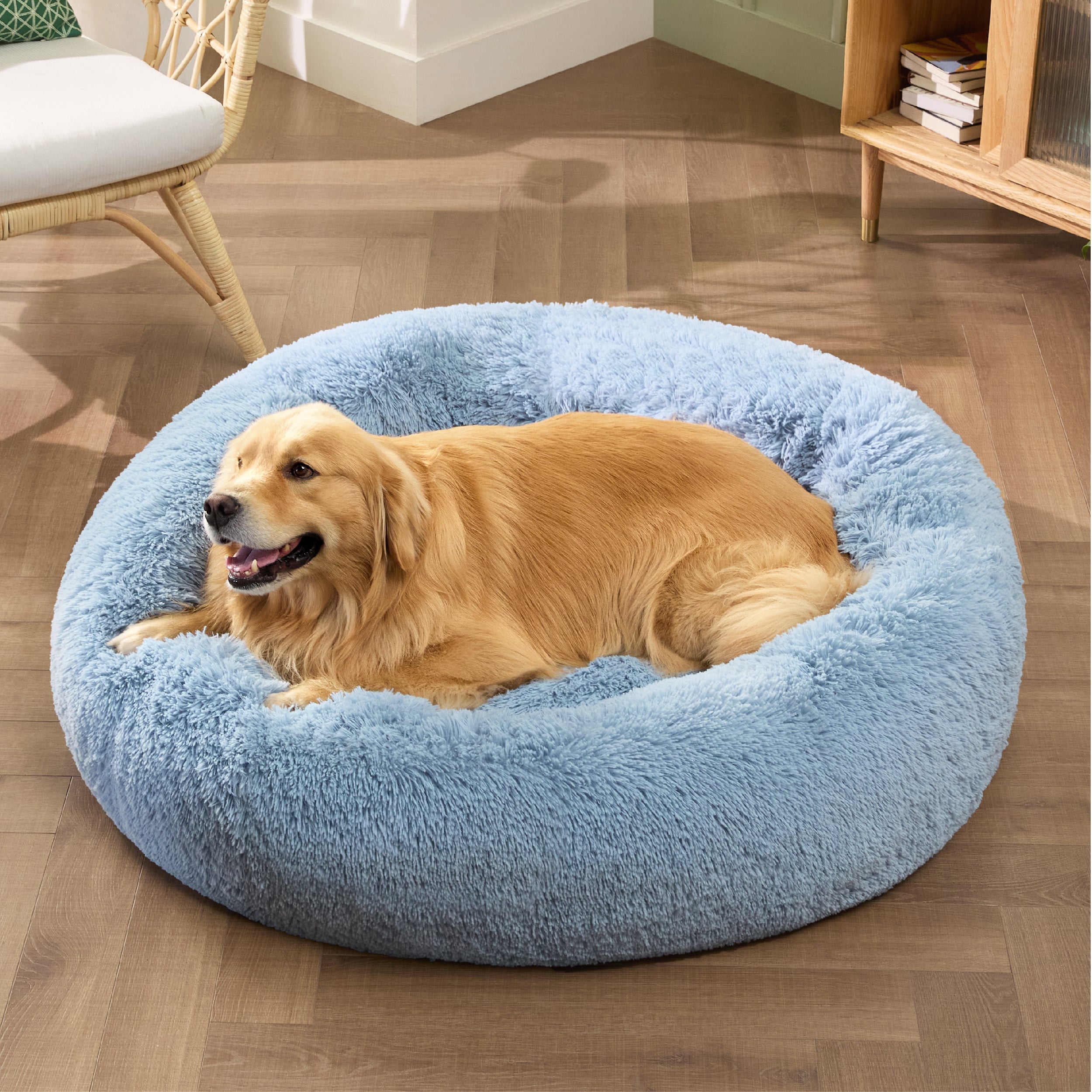Calming Donut Bed for Dogs and Cats