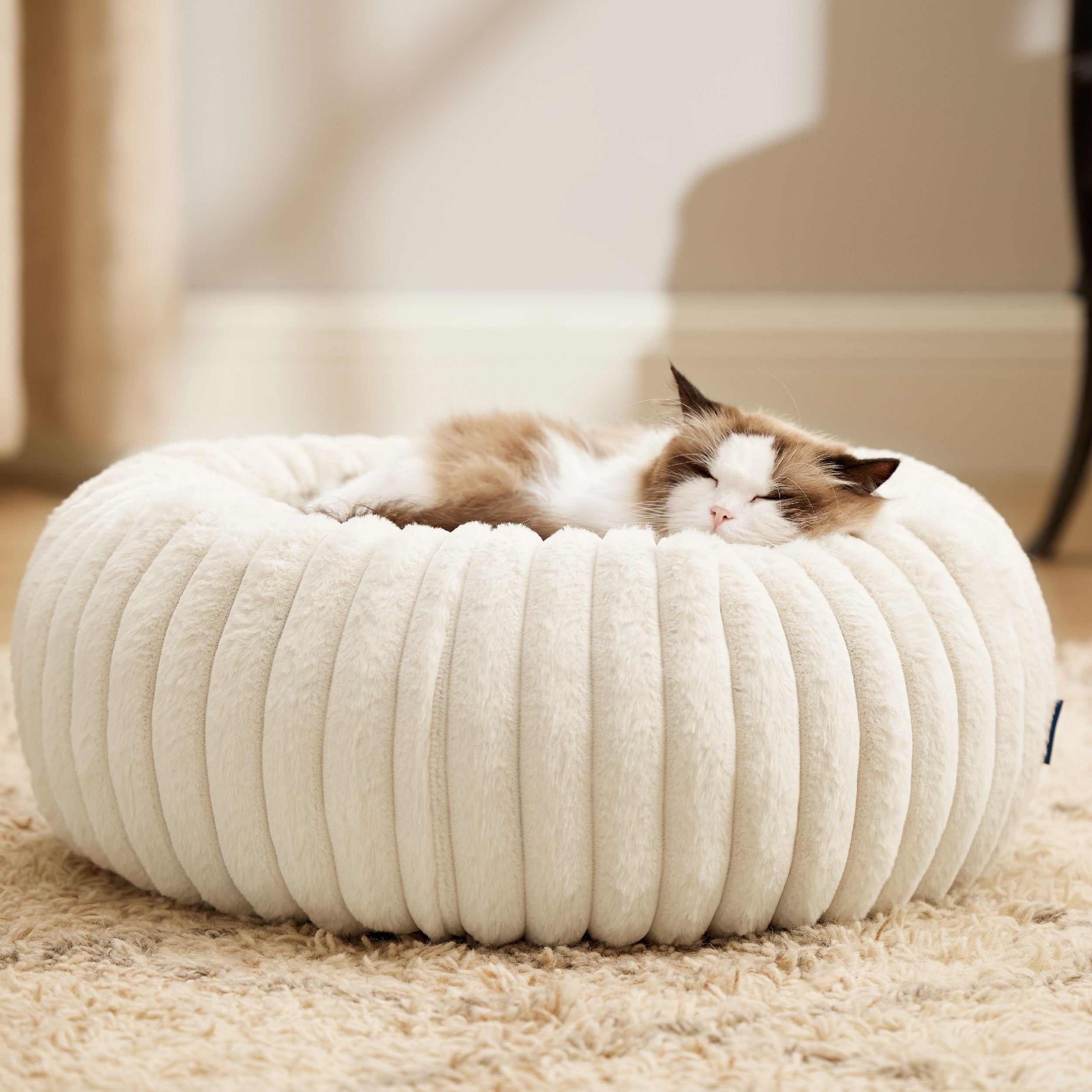 Corduroy Round Pet Bed