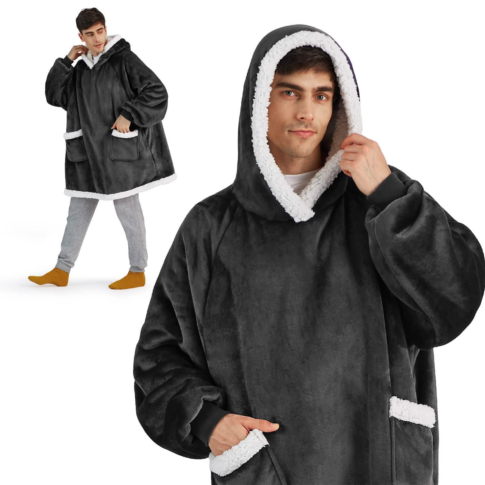 GentleSoft™ Sherpa Fleece Wearable Blanket