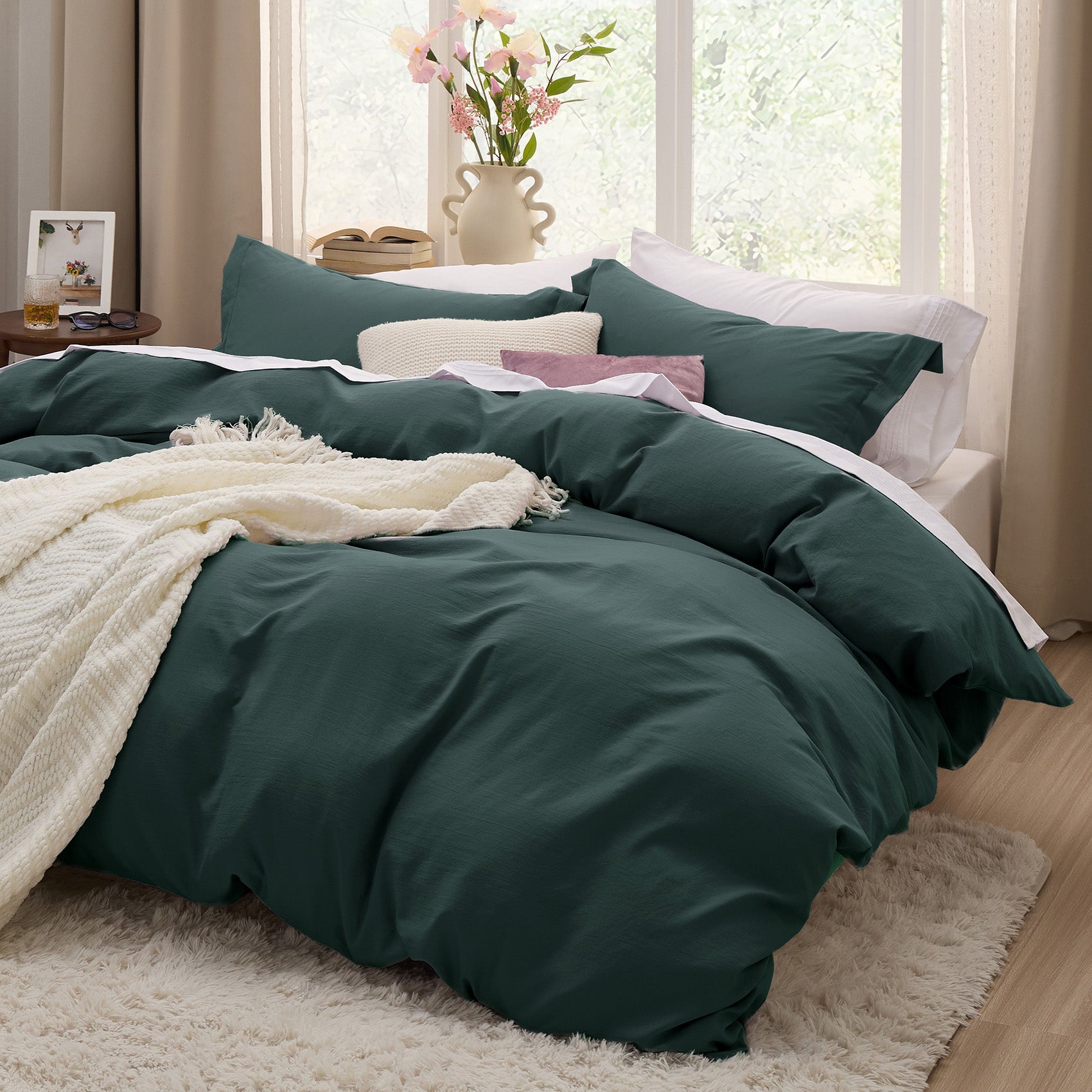Ultra Soft Hypoallergenic Microfiber Duvet Cover Set