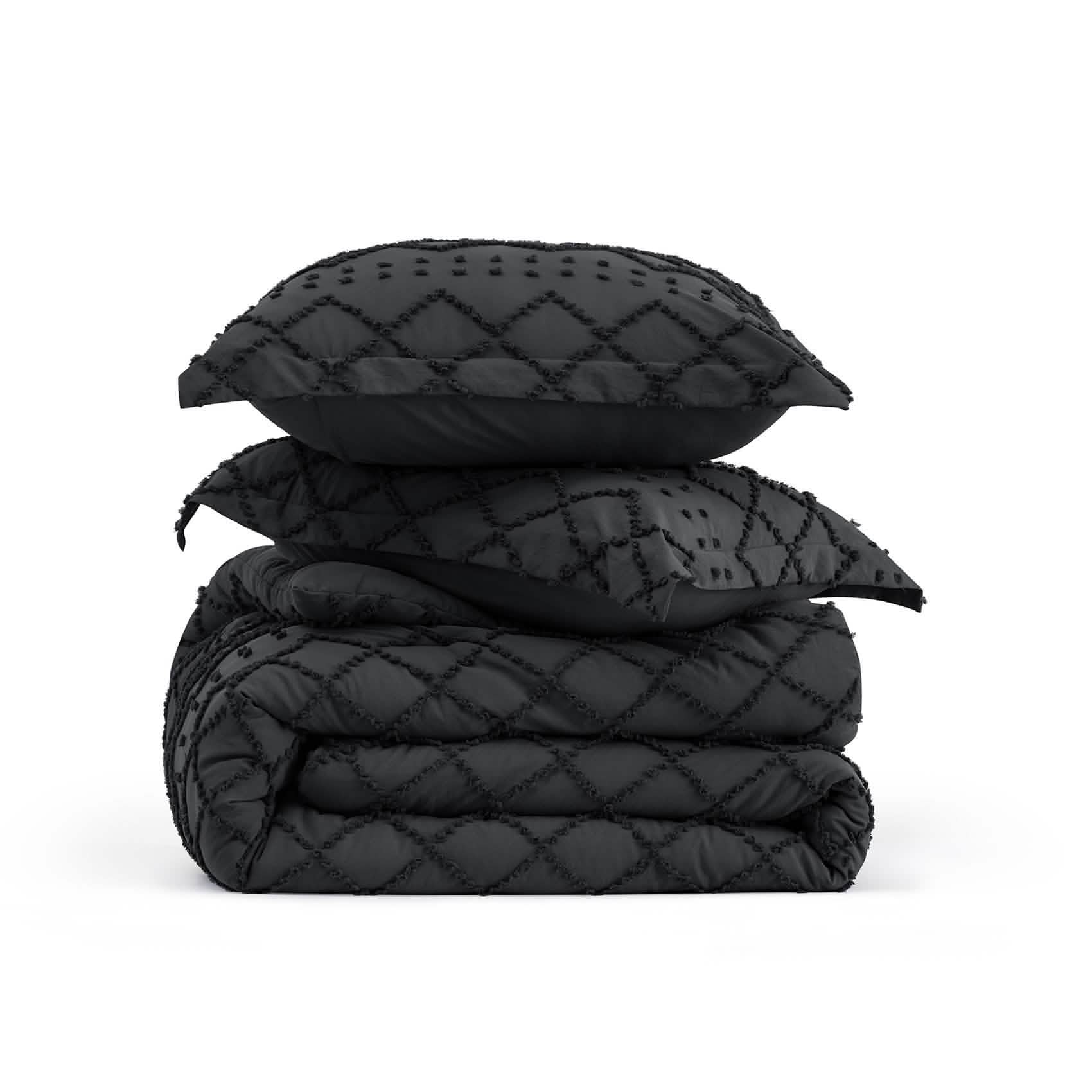 Tufted Embroidery Comforter Set