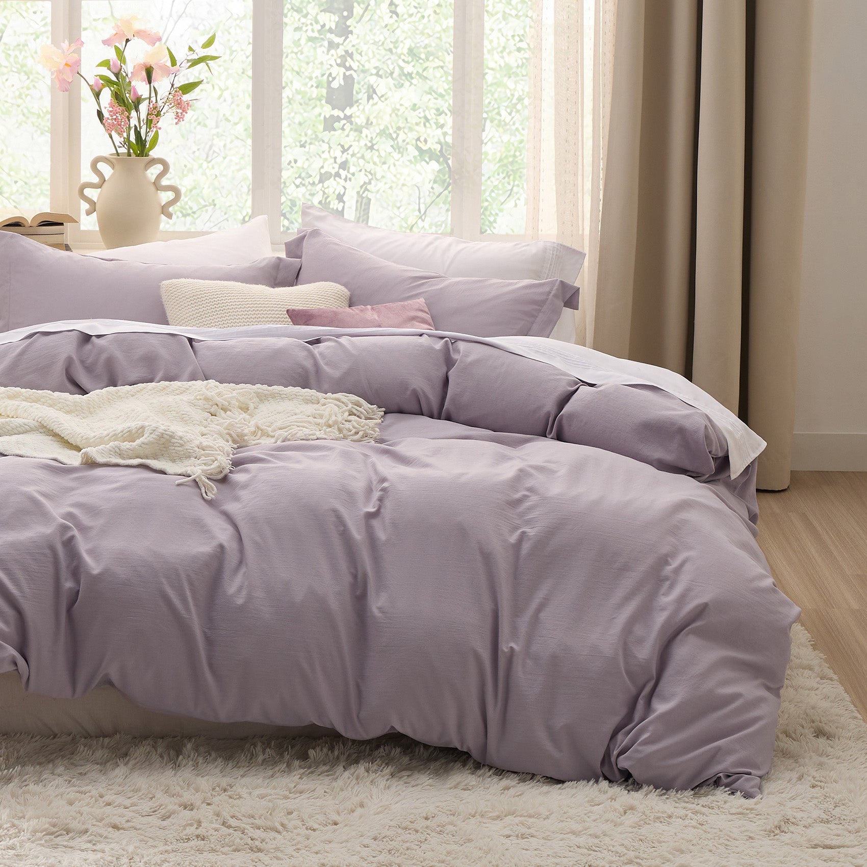 Ultra Soft Hypoallergenic Microfiber Duvet Cover Set