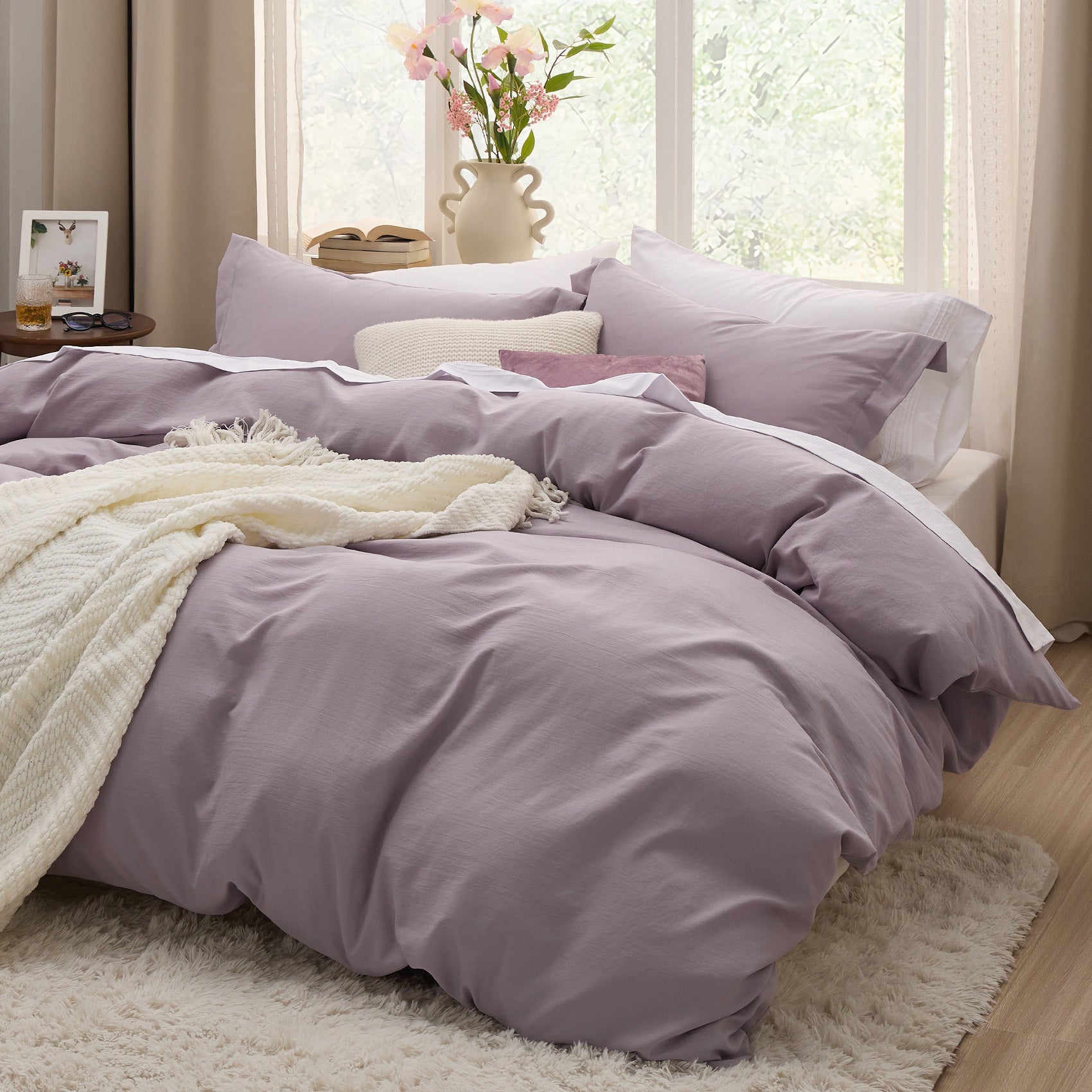 Ultra Soft Hypoallergenic Microfiber Duvet Cover Set