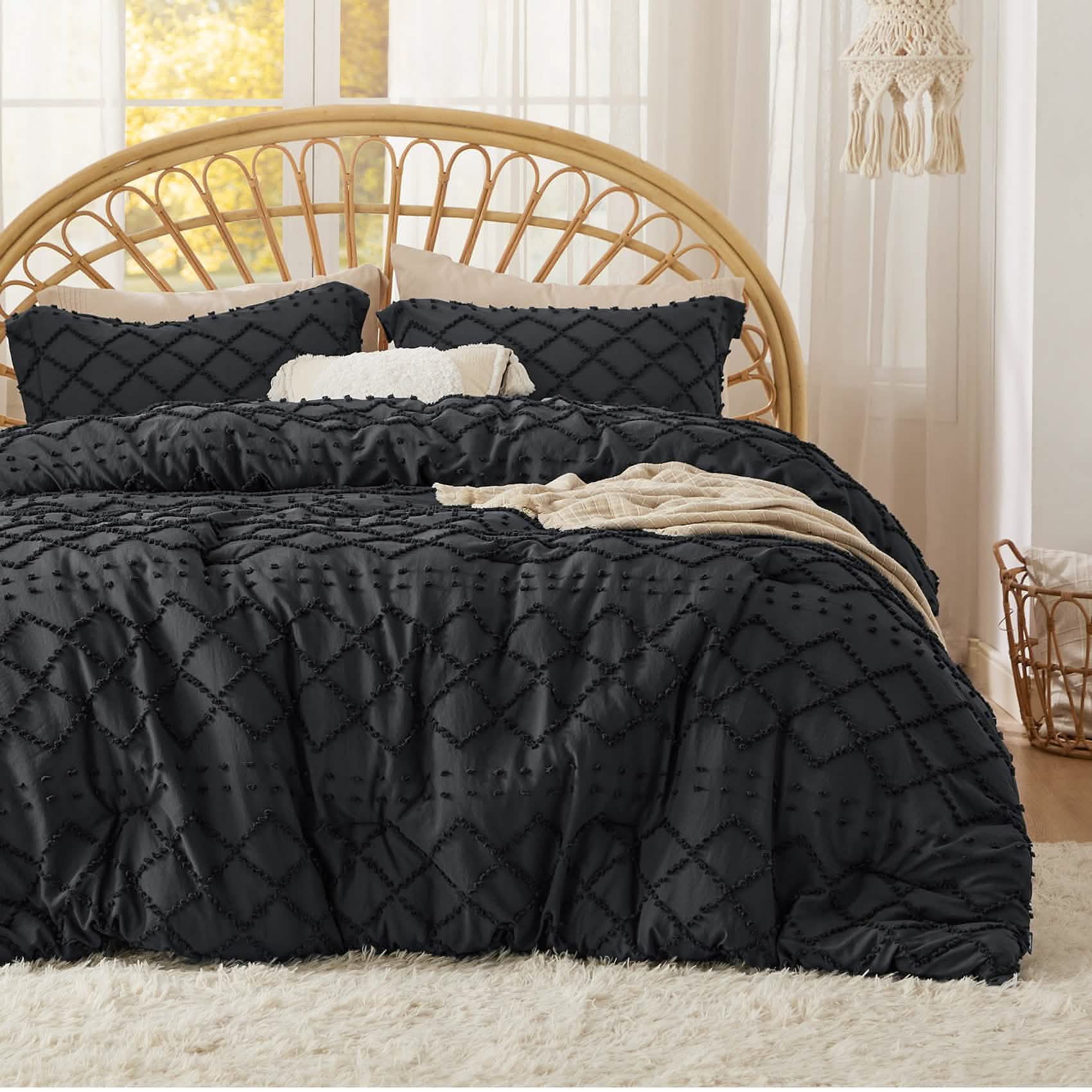 GentleSoft™ Tufted Embroidery Comforter Set