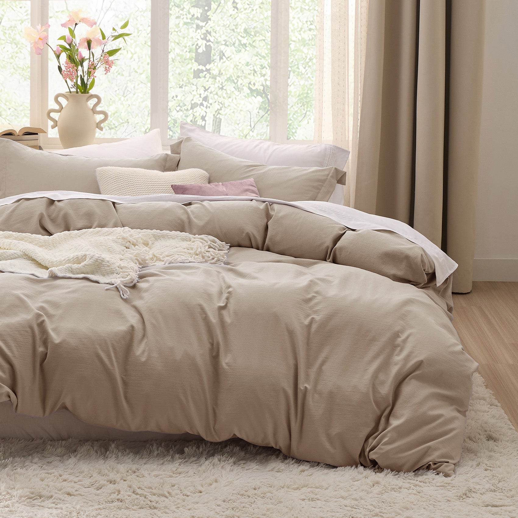 Ultra Soft Hypoallergenic Microfiber Duvet Cover Set