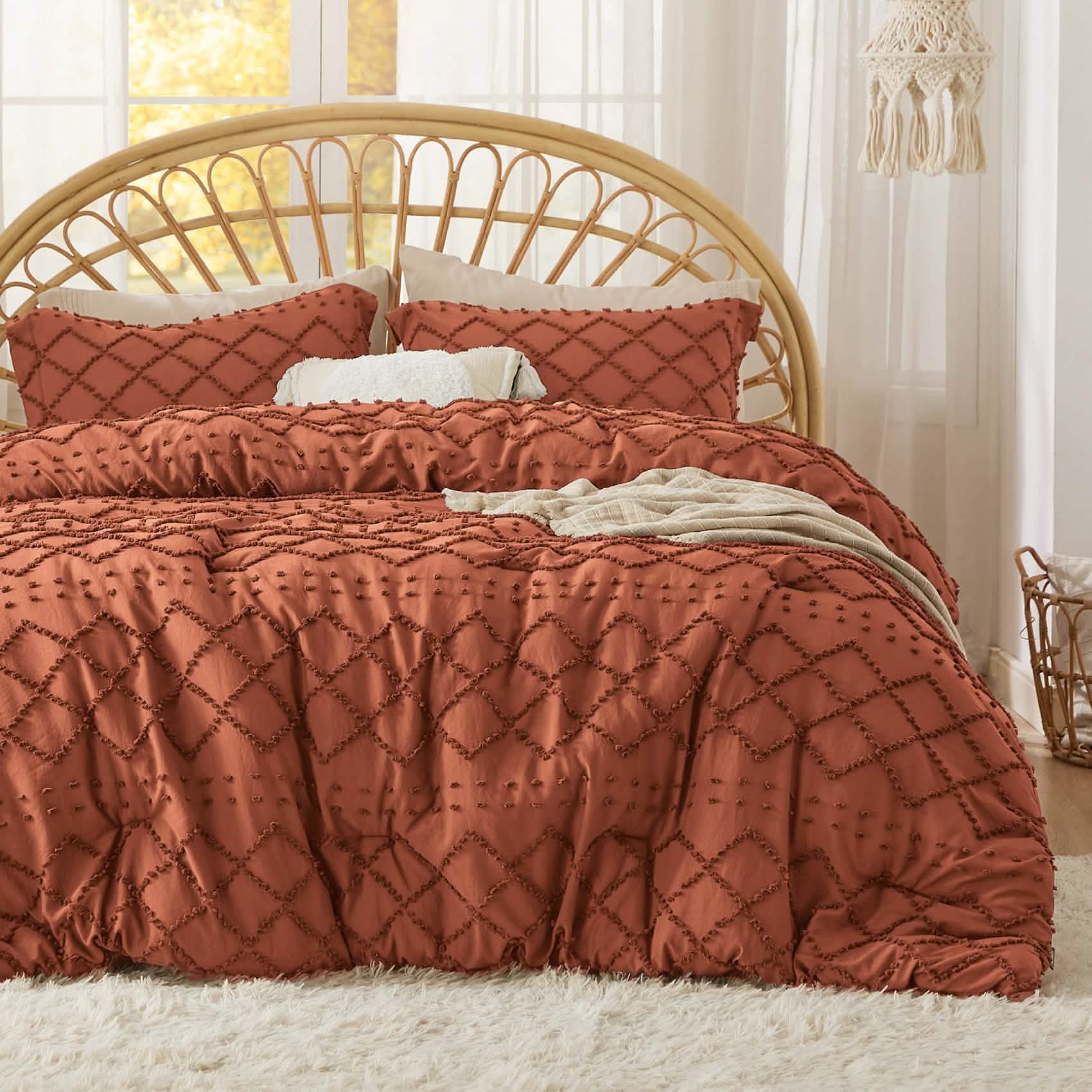 GentleSoft™ Tufted Embroidery Comforter Set