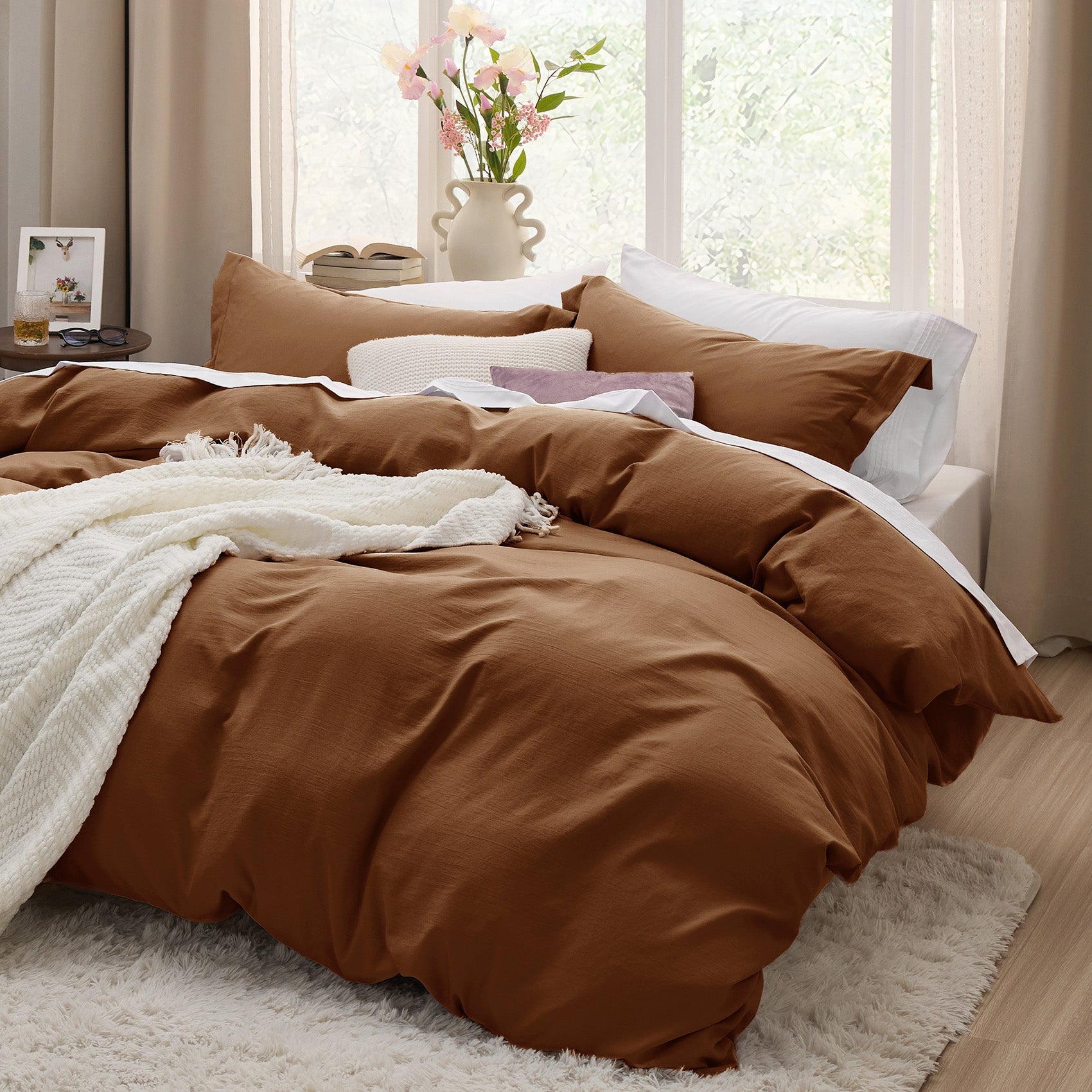 Ultra Soft Hypoallergenic Microfiber Duvet Cover Set