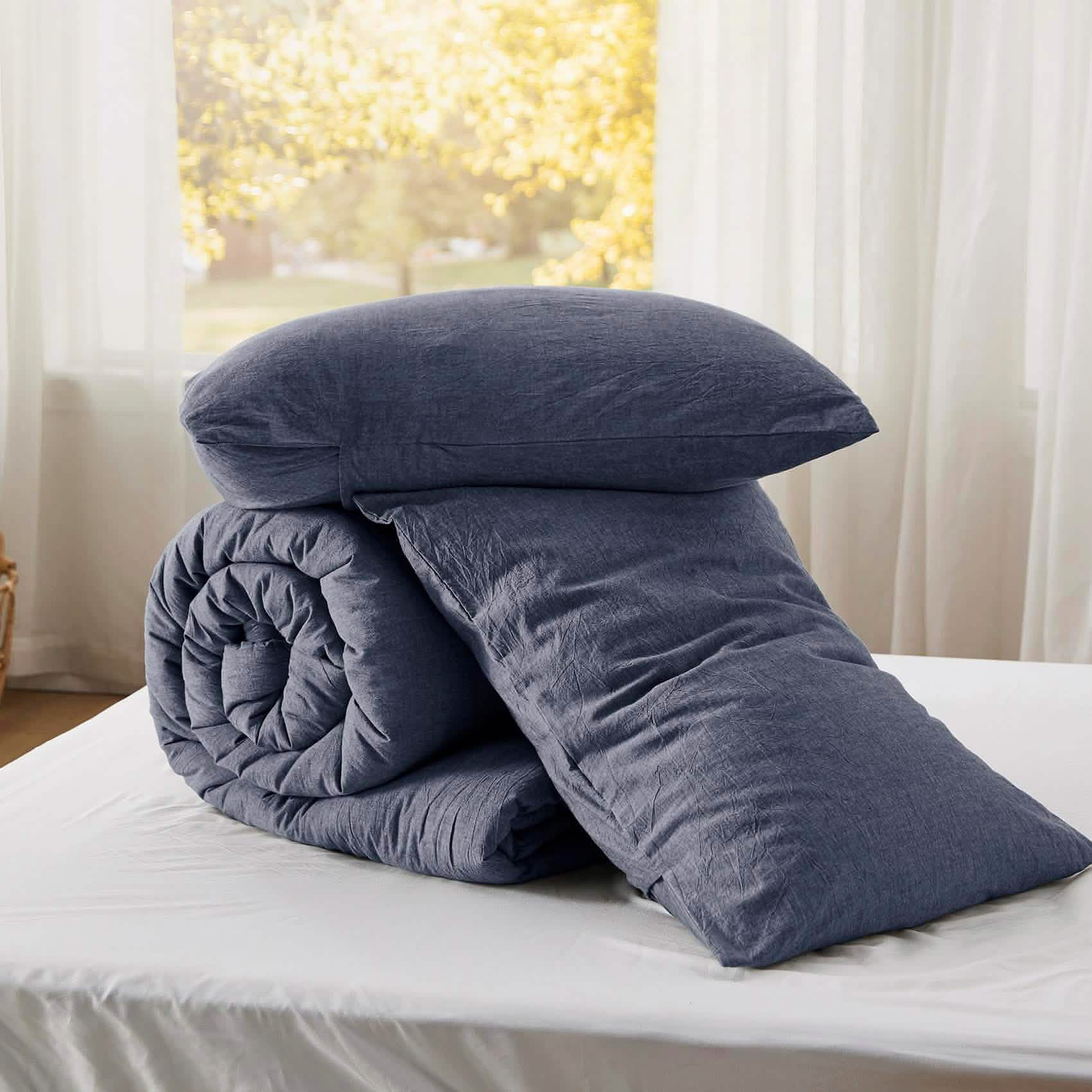 GentleSoft® Prewashed Cotton Comforter Set