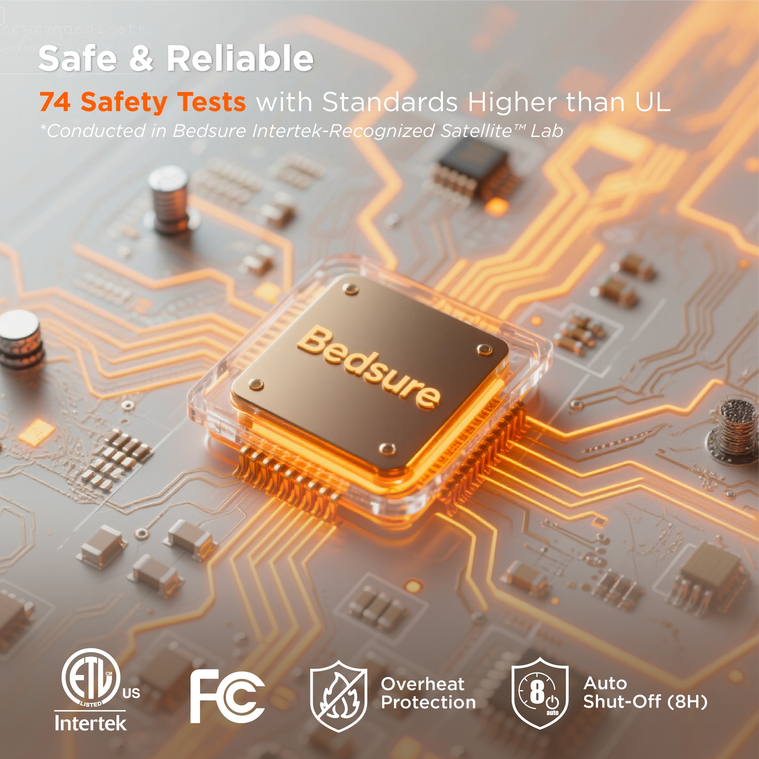 GentleSoft® Ribbed Heated Blanket