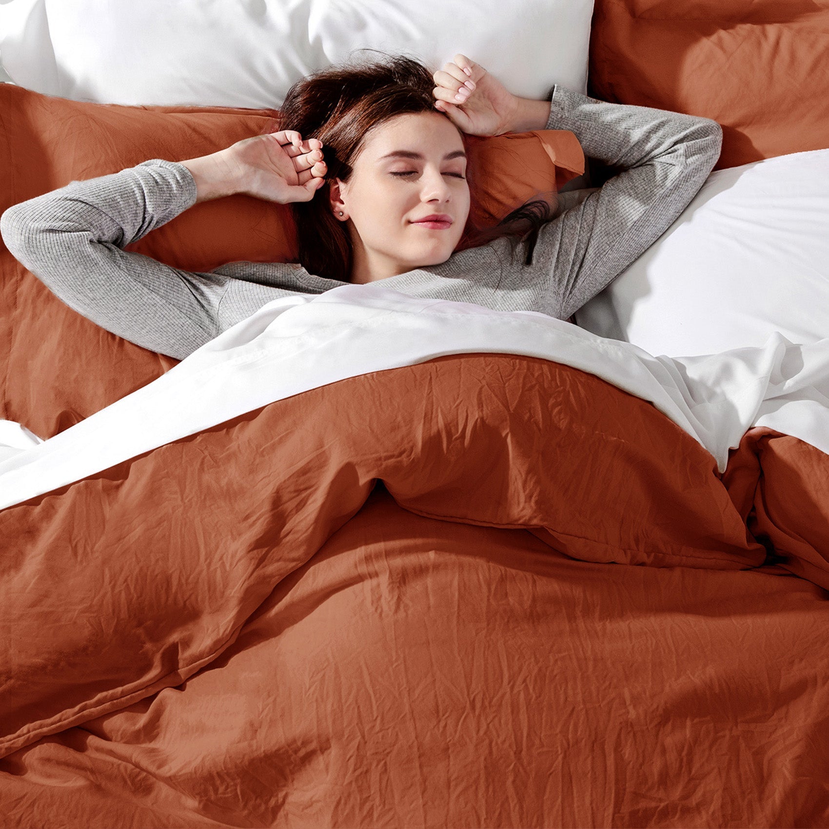 Ultra Soft Hypoallergenic Microfiber Duvet Cover Set