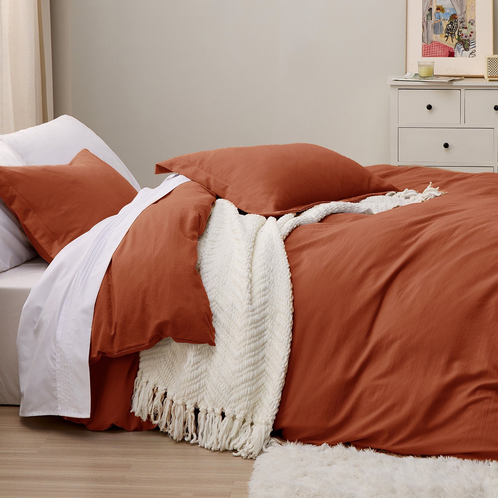 Ultra Soft Hypoallergenic Microfiber Duvet Cover Set