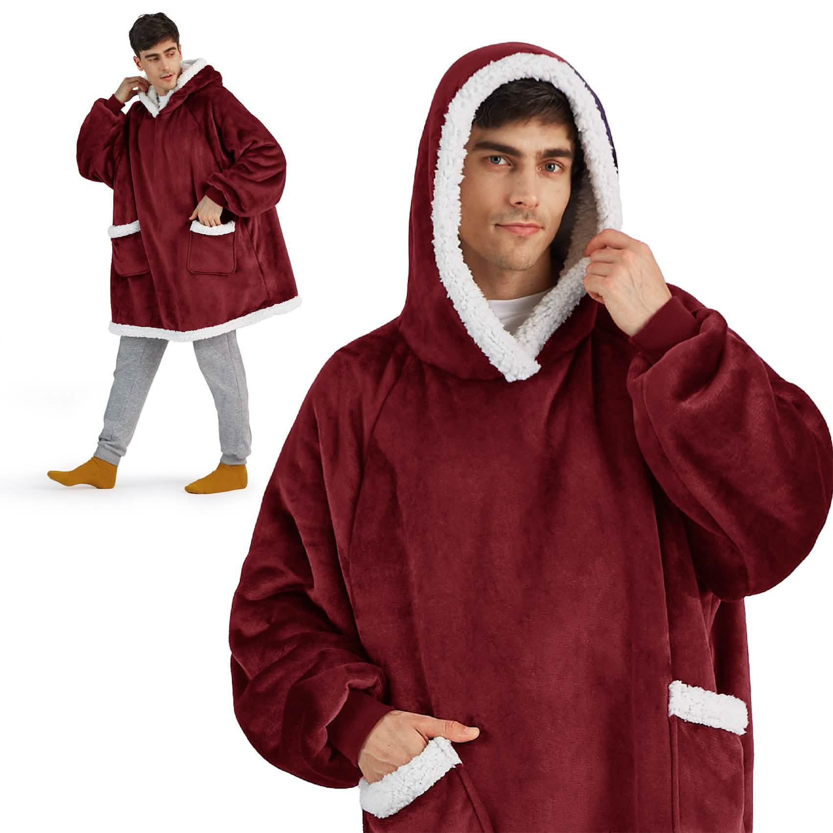 GentleSoft™ Sherpa Fleece Wearable Blanket