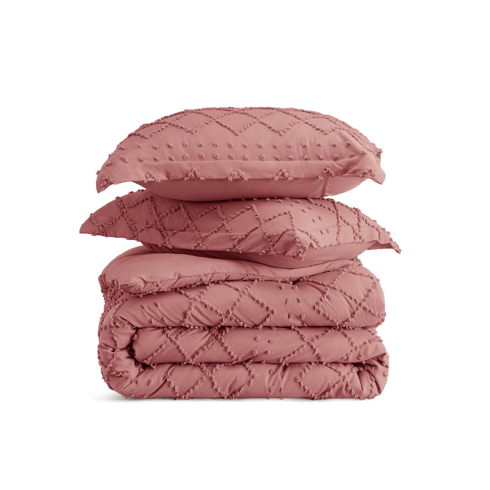 Tufted Embroidery Comforter Set