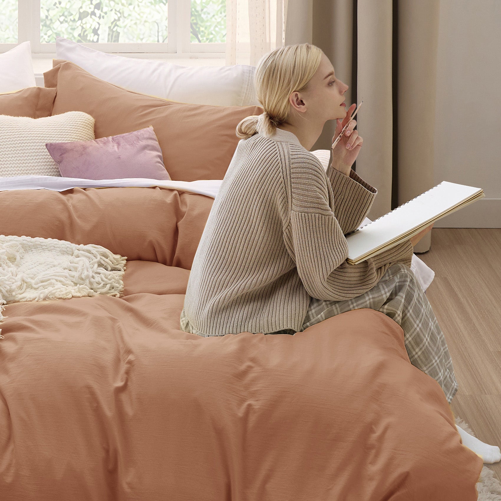 Ultra Soft Hypoallergenic Microfiber Duvet Cover Set