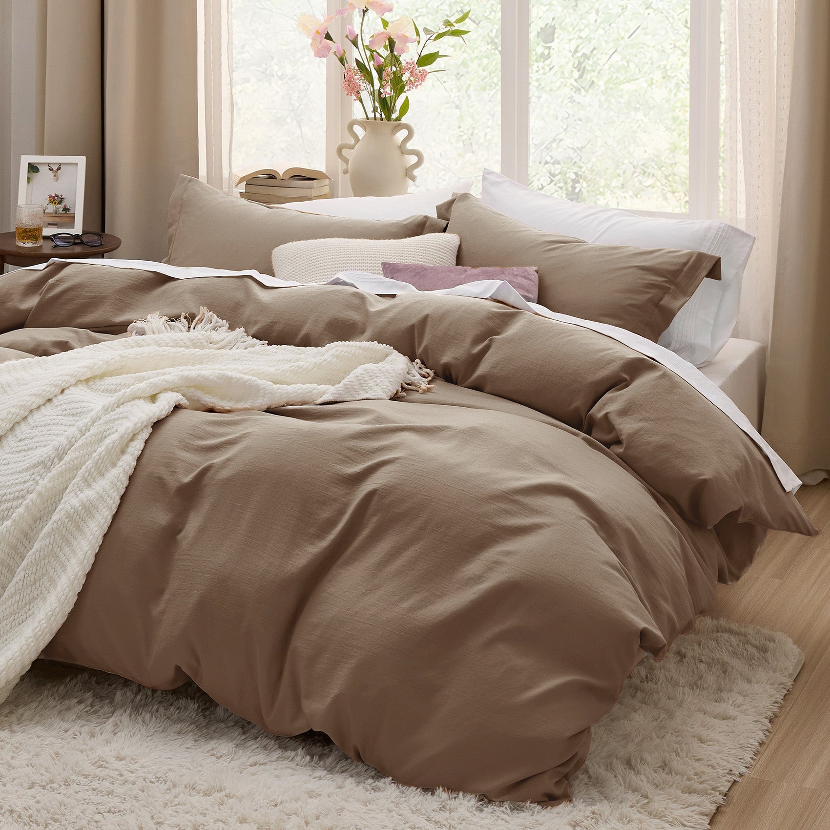 Ultra Soft Hypoallergenic Microfiber Duvet Cover Set