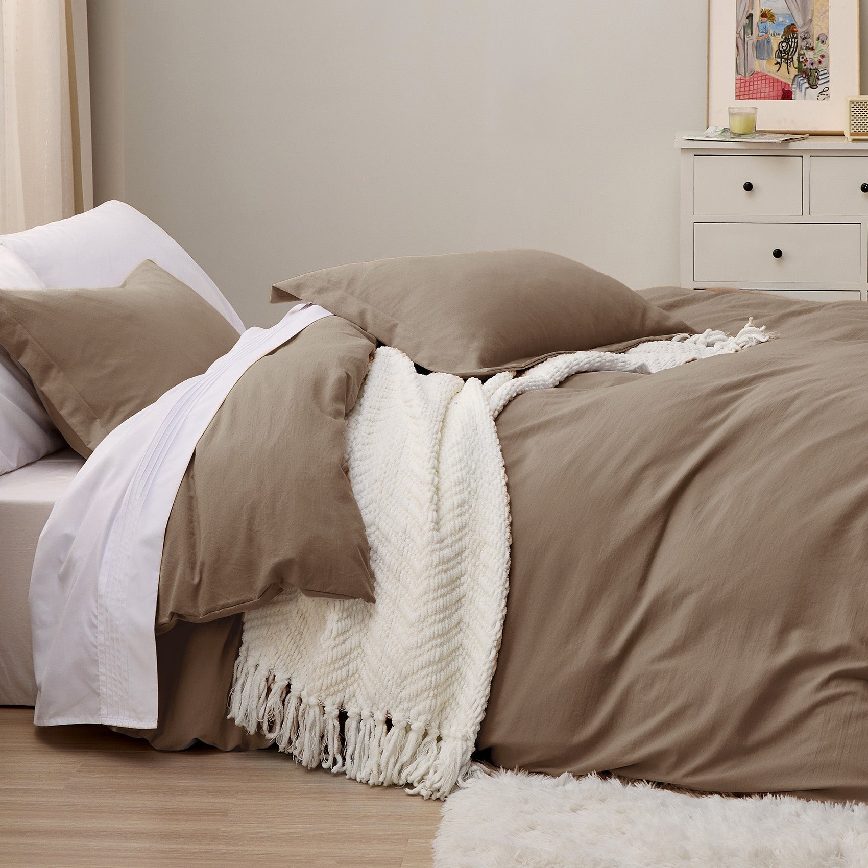 Ultra Soft Hypoallergenic Microfiber Duvet Cover Set