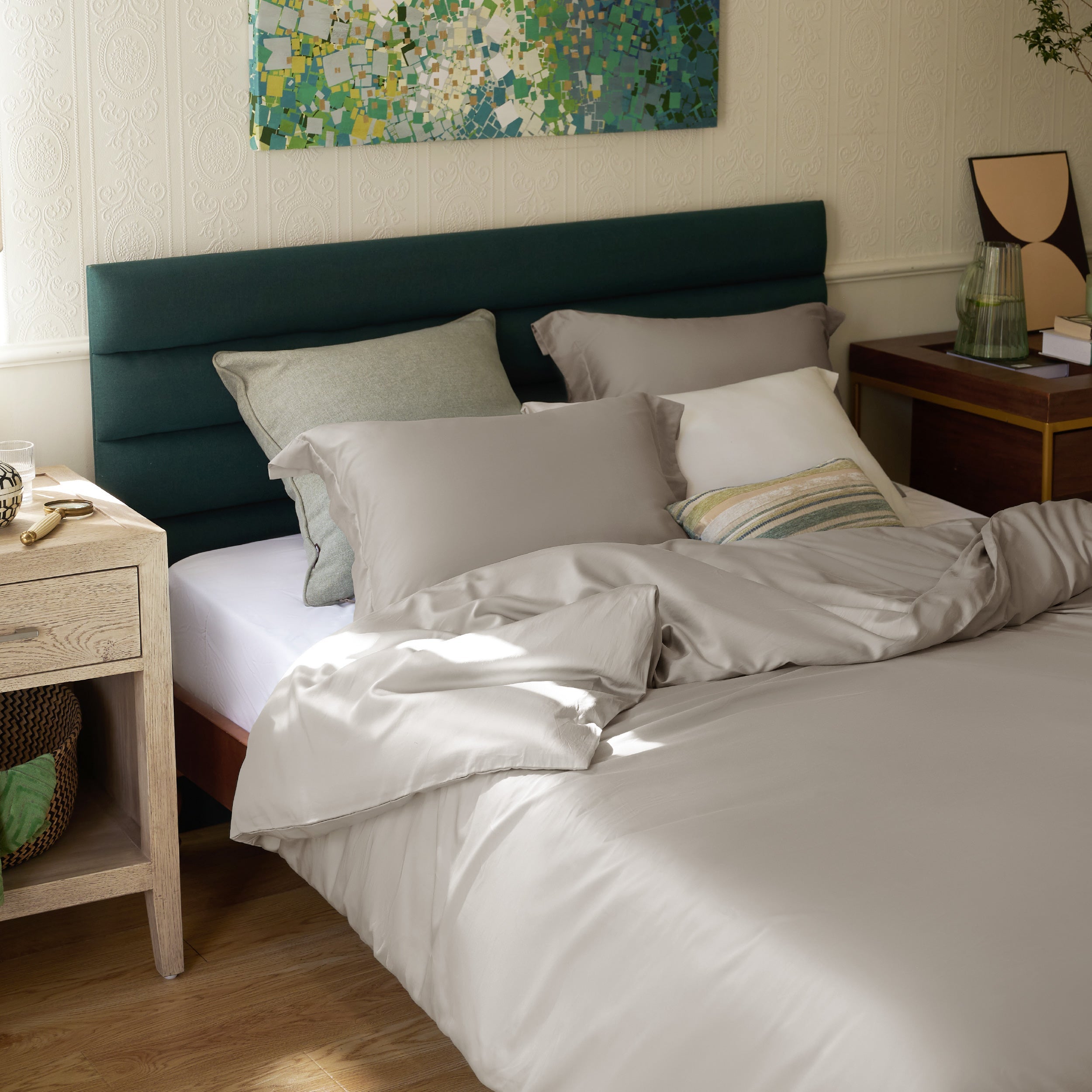 Lyocell Cotton Hybrid Duvet Cover Set