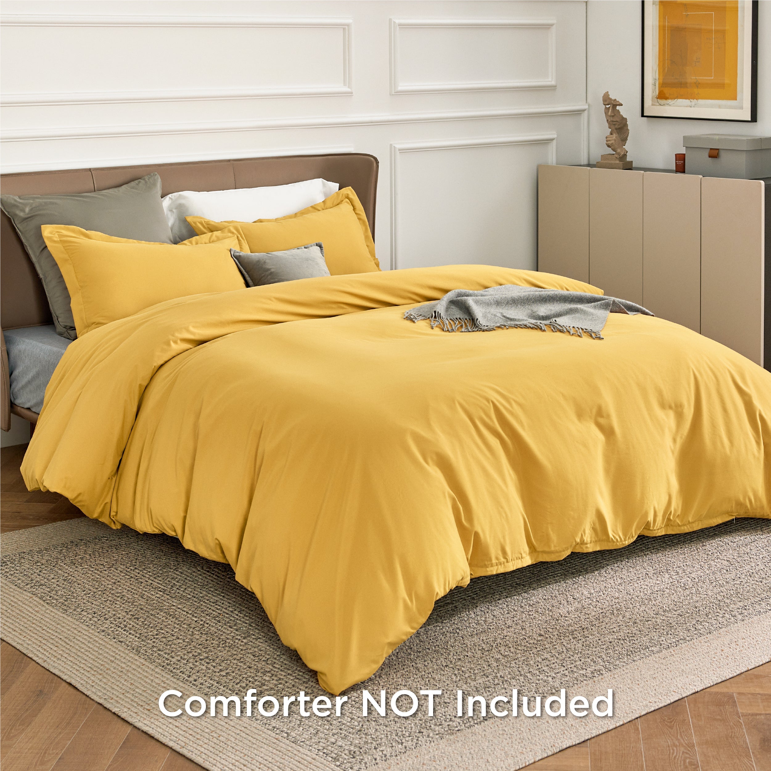 Brushed Microfiber Duvet Cover Set