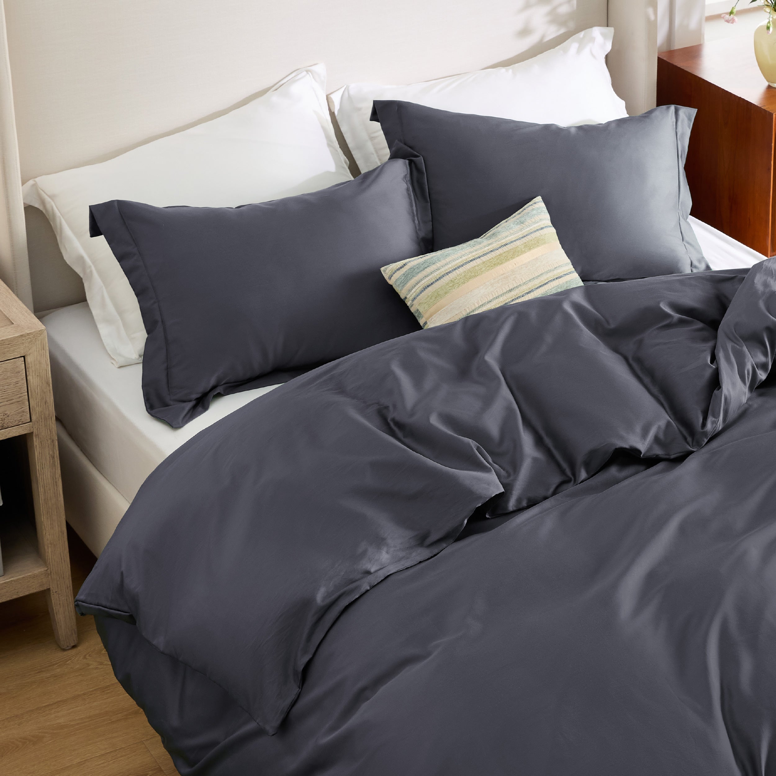 Lyocell Cotton Hybrid Duvet Cover Set